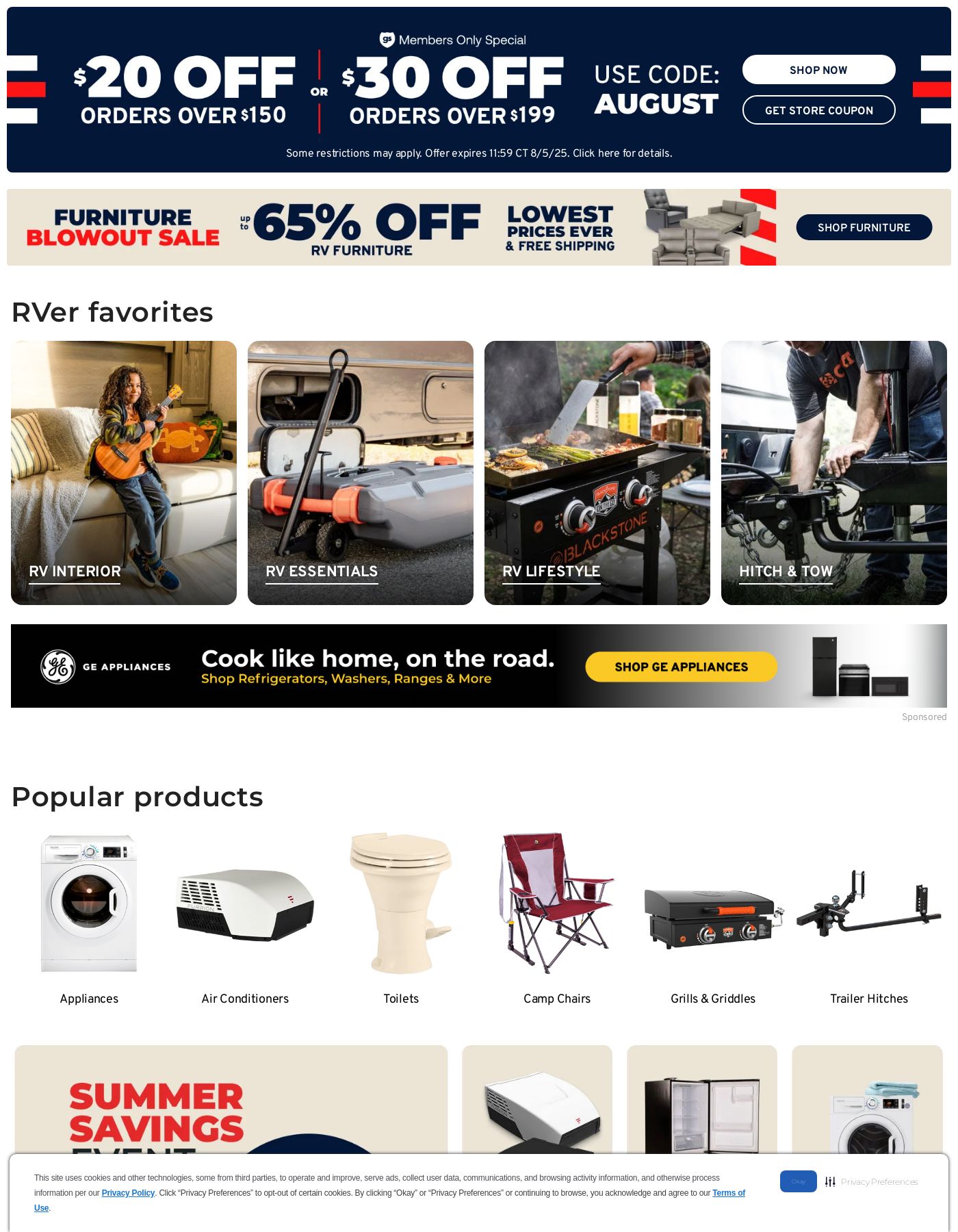 Weekly ad Camping World 08/01/2025 - 08/16/2025