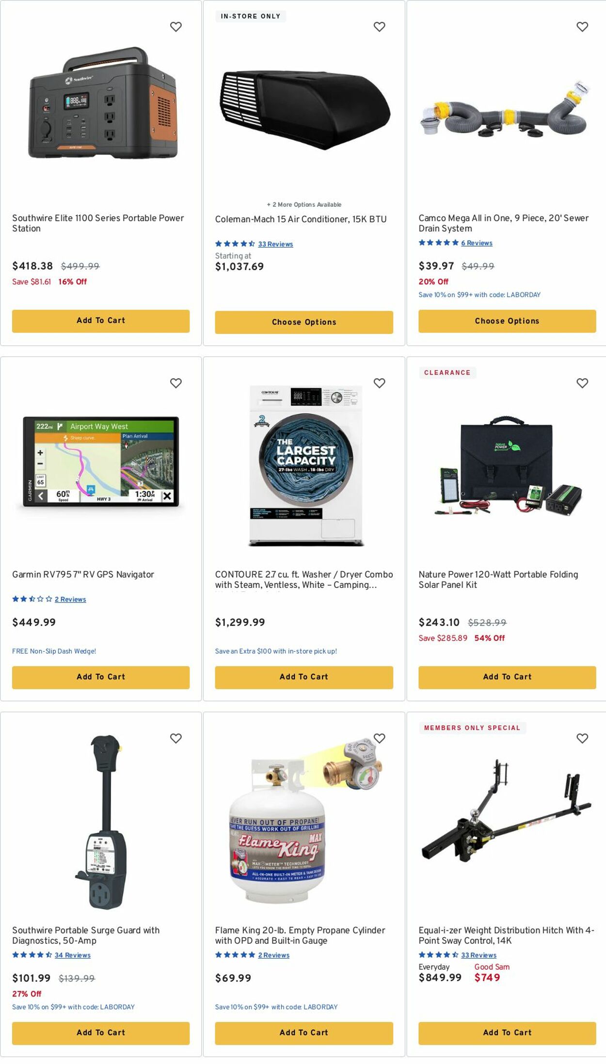 Weekly ad Camping World 09/01/2025 - 09/16/2025