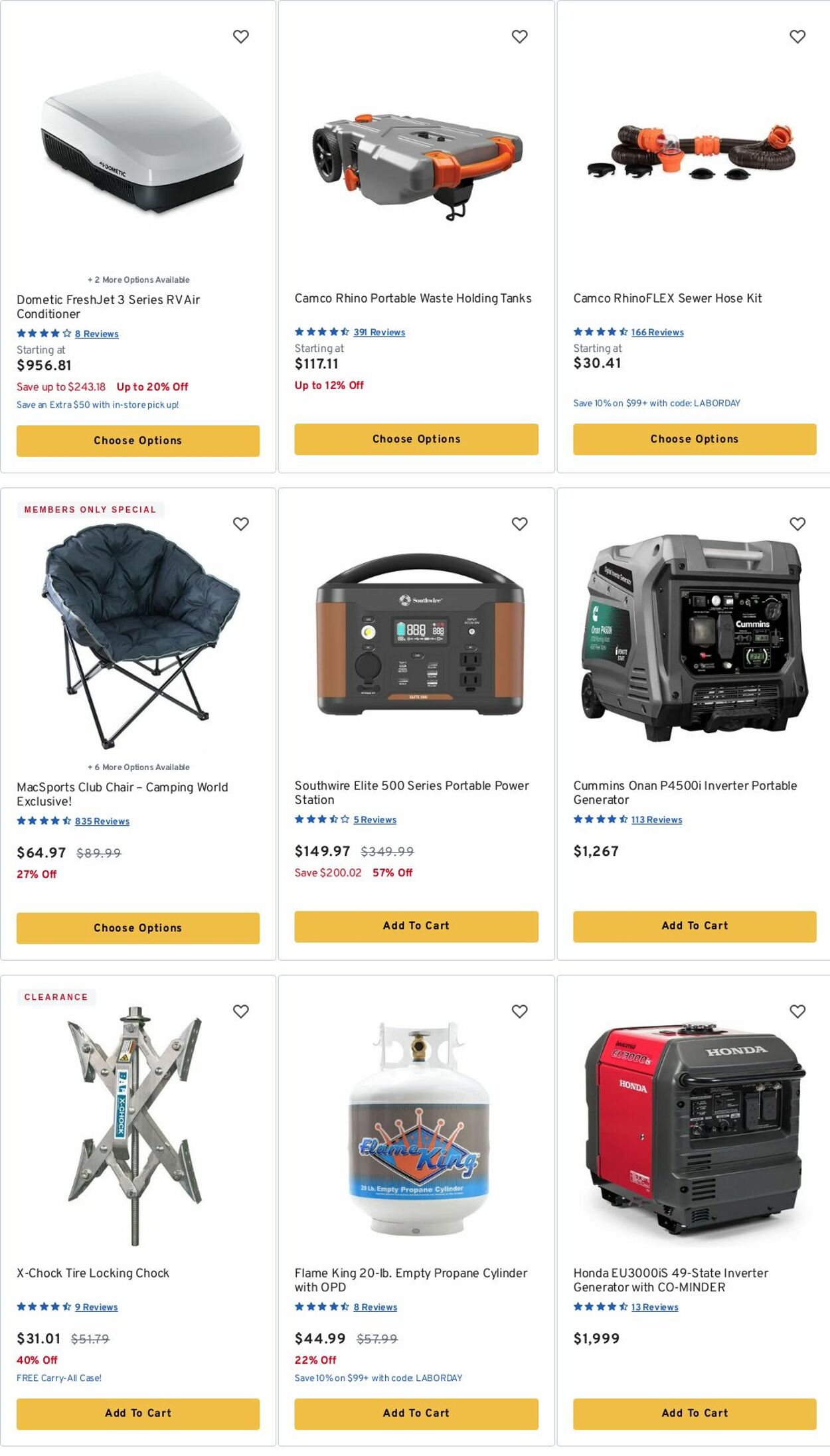 Weekly ad Camping World 09/01/2025 - 09/16/2025