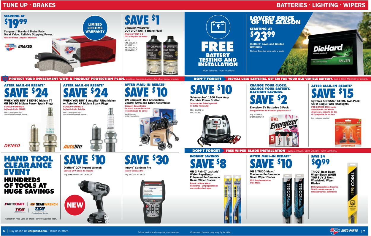 Weekly ad CarQuest 03/17/2022 - 03/30/2022