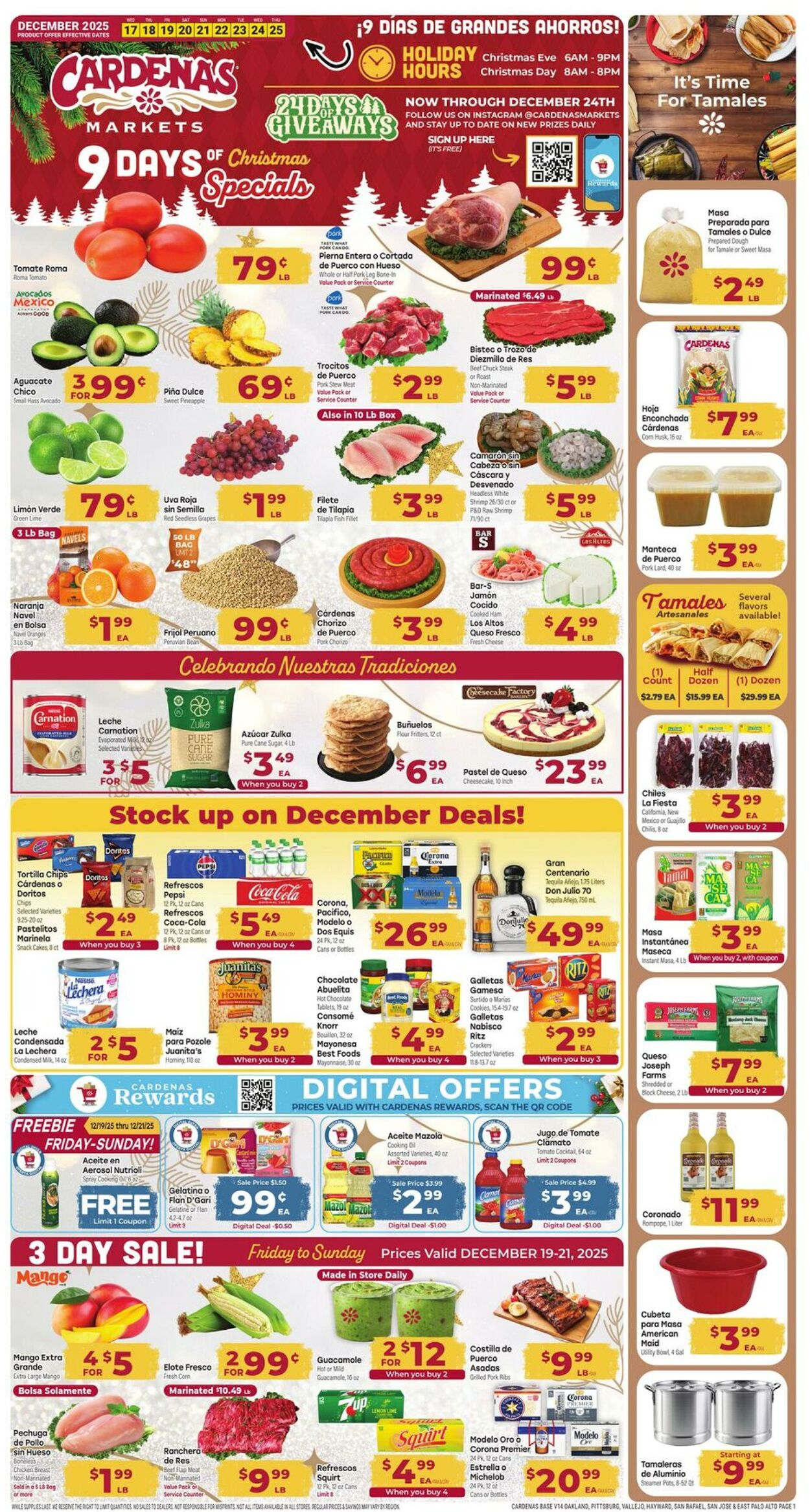 Weekly ad Cardenas Markets 12/17/2025 - 12/25/2025