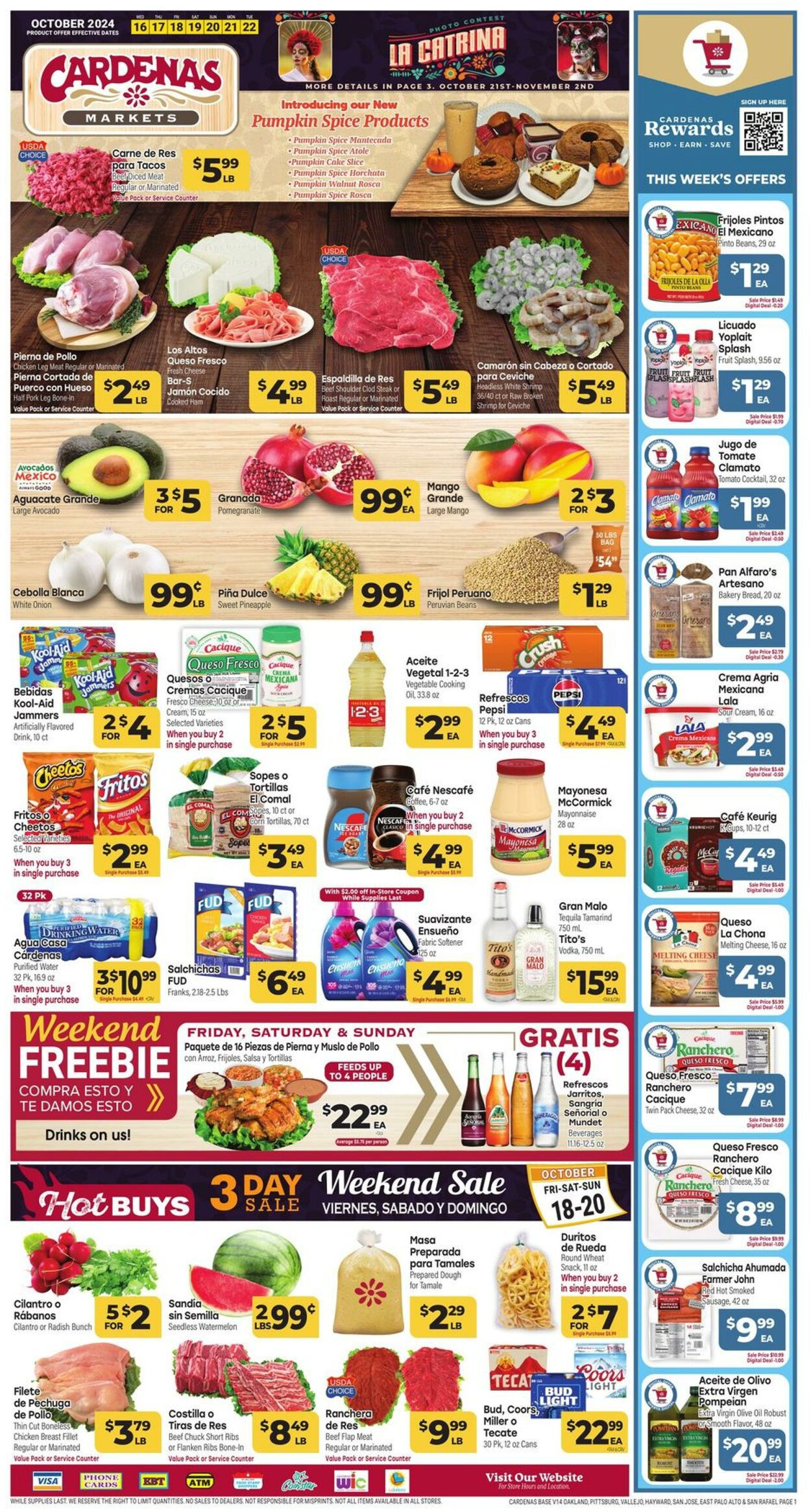 Weekly ad Cardenas Markets 10/16/2024 - 10/22/2024