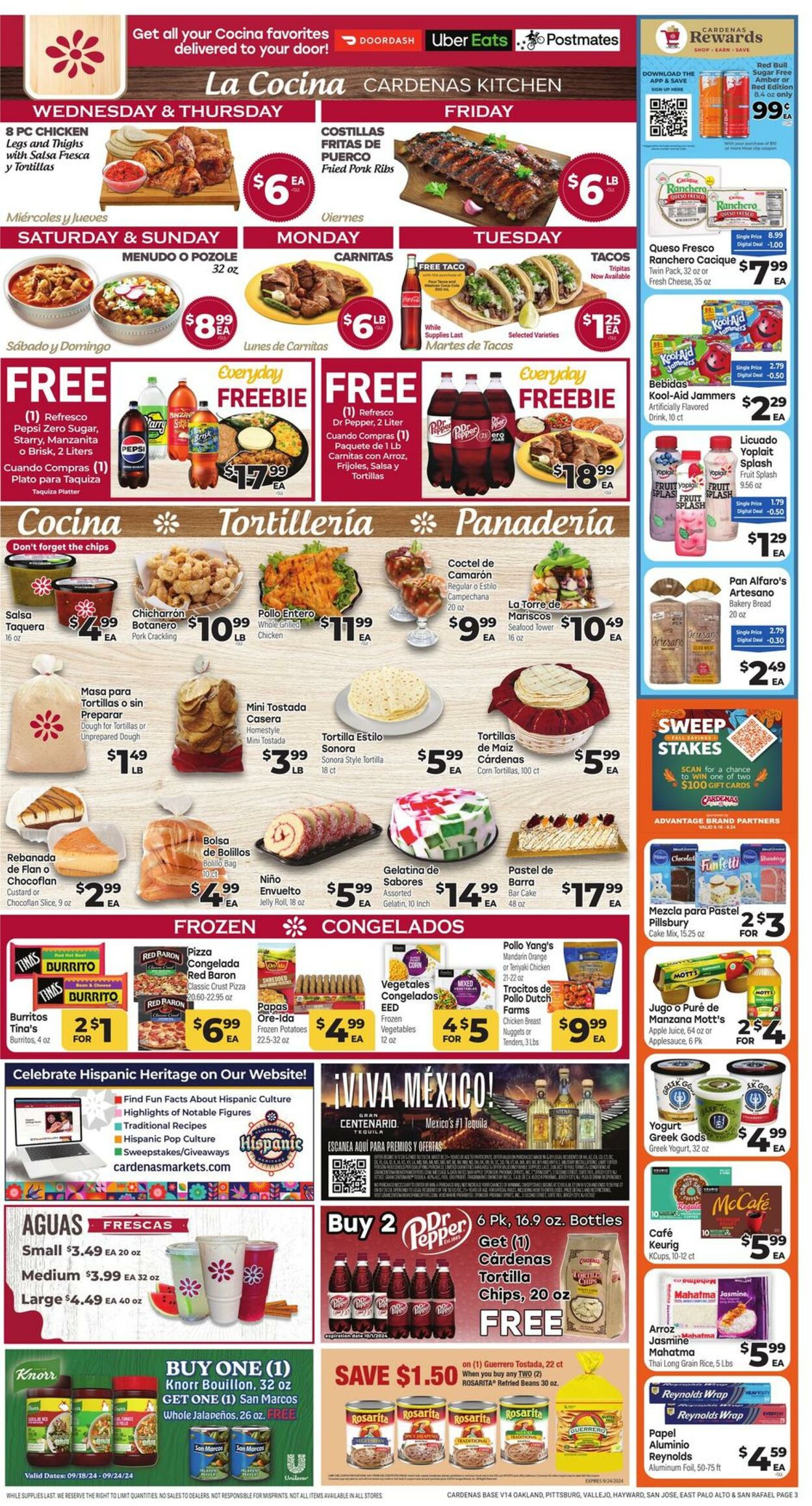 Weekly ad Cardenas Markets 09/18/2024 - 09/24/2024