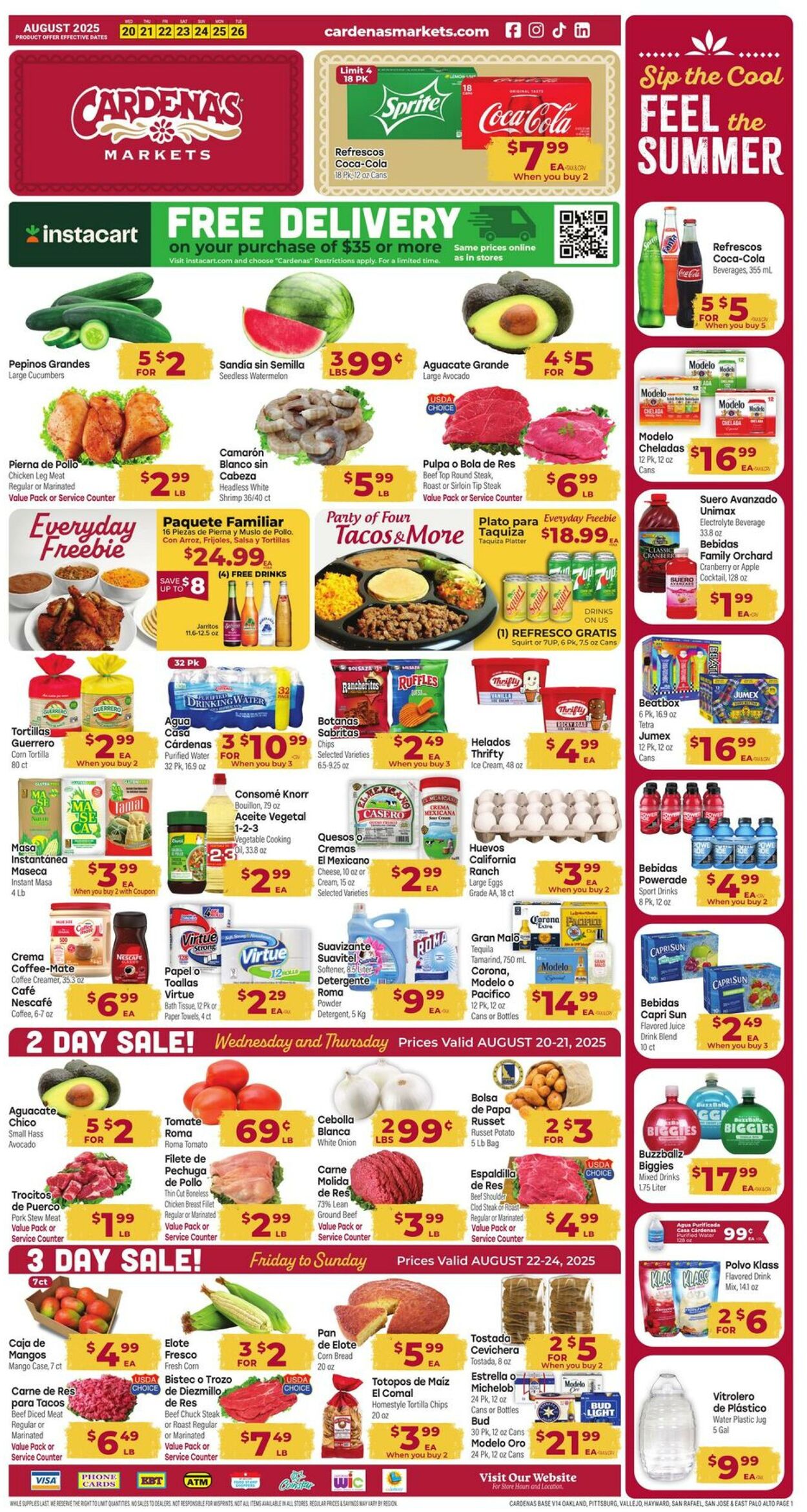 Weekly ad Cardenas Markets 08/20/2025 - 08/26/2025