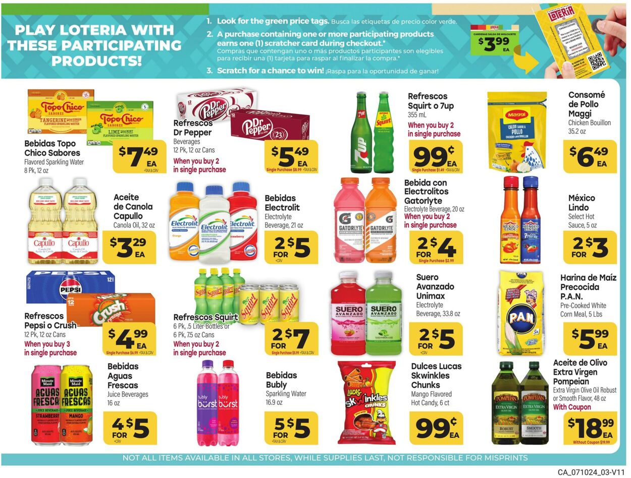 Weekly ad Cardenas Markets 07/10/2024 - 07/30/2024