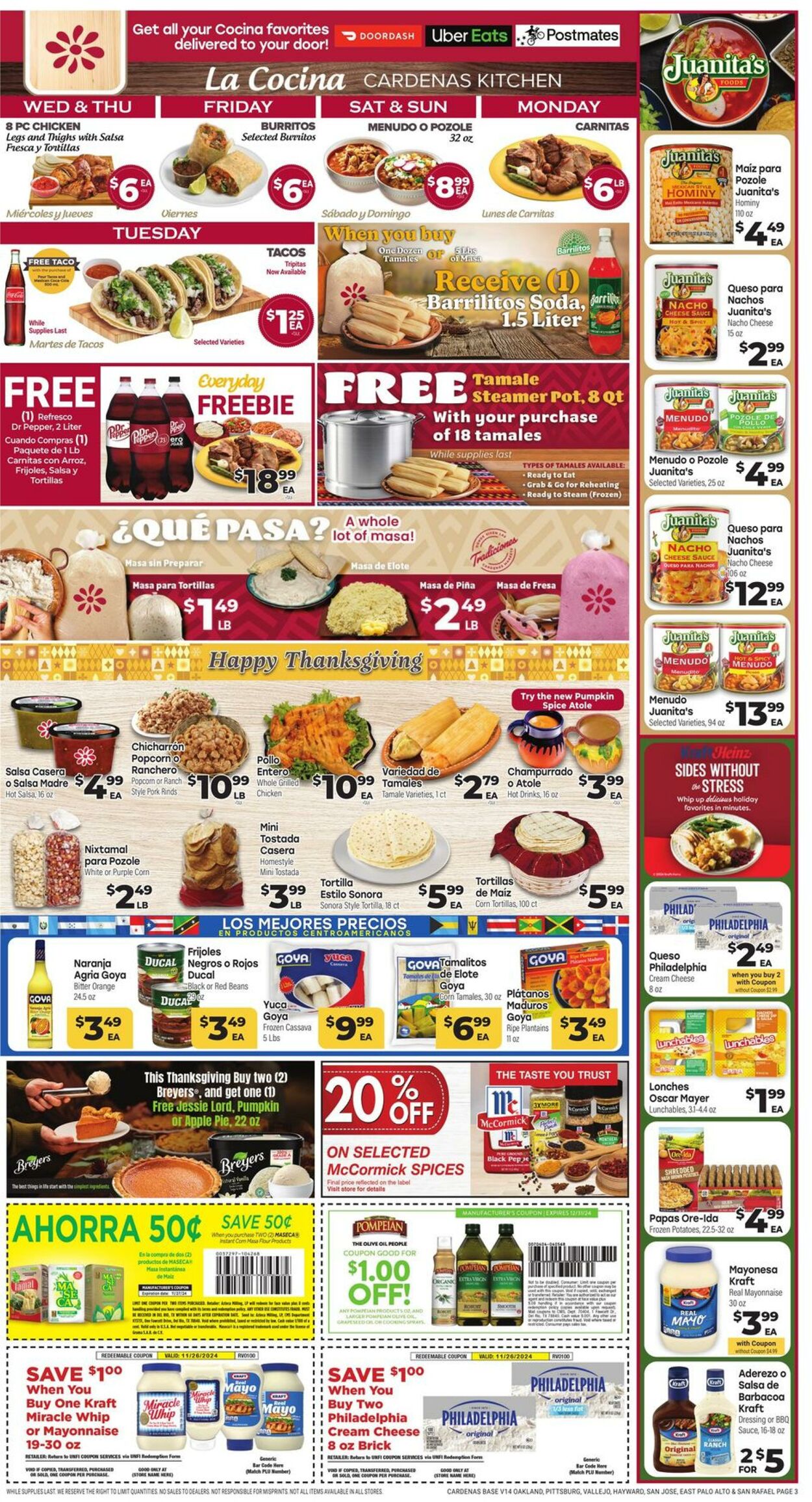 Weekly ad Cardenas Markets 11/20/2024 - 11/26/2024