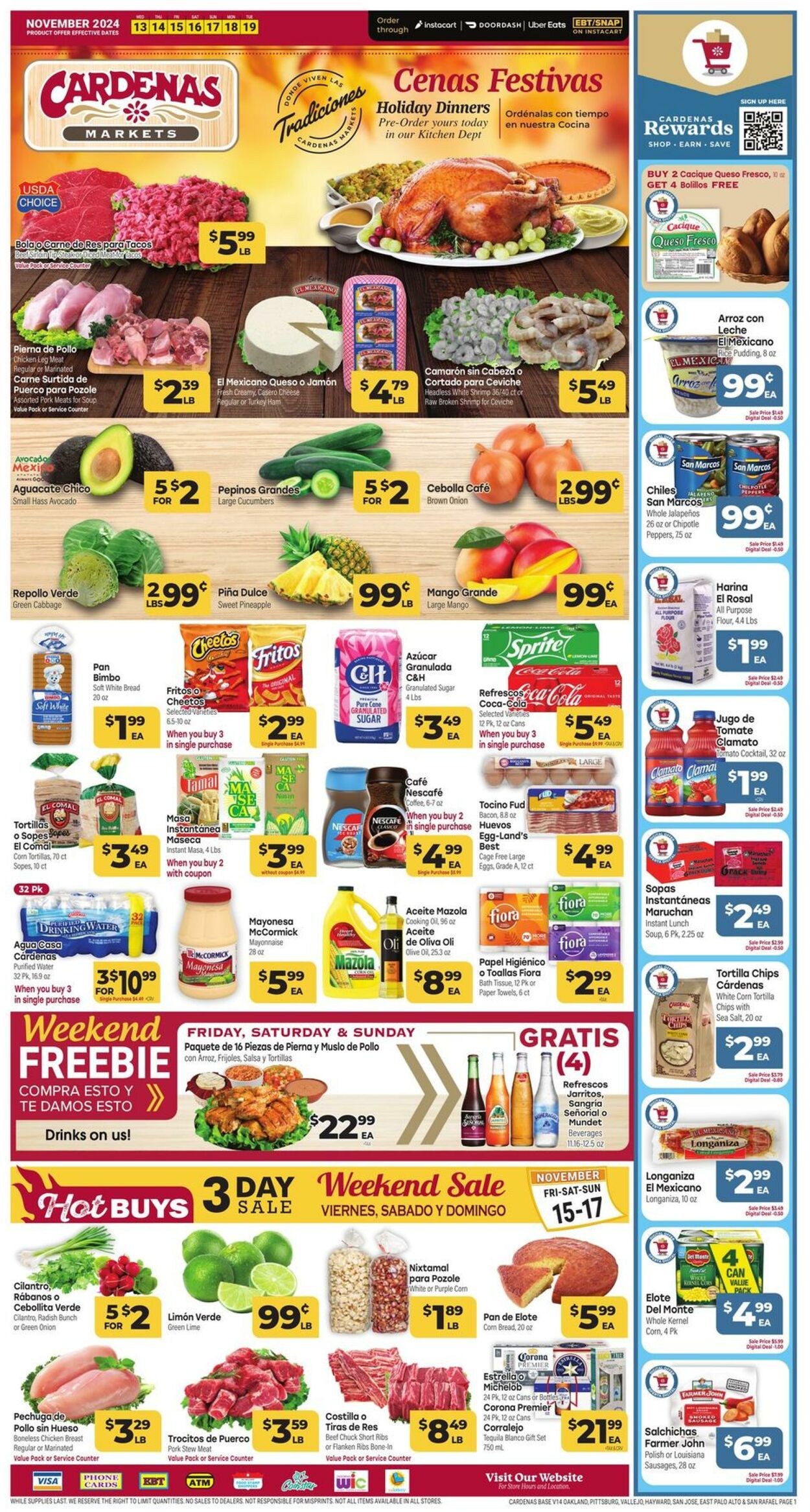 Weekly ad Cardenas Markets 11/13/2024 - 11/19/2024