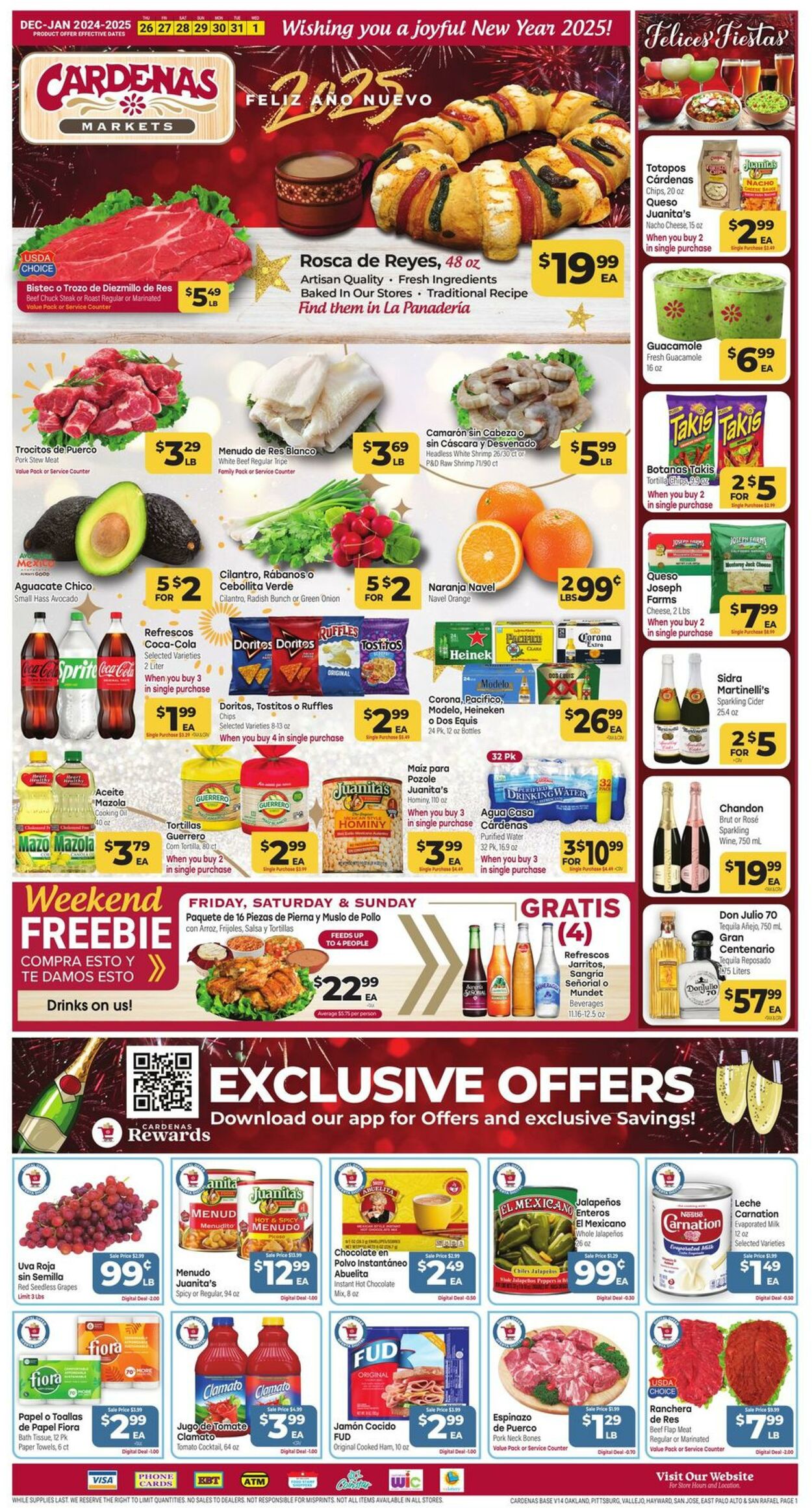 Weekly ad Cardenas Markets 12/26/2024 - 01/01/2025