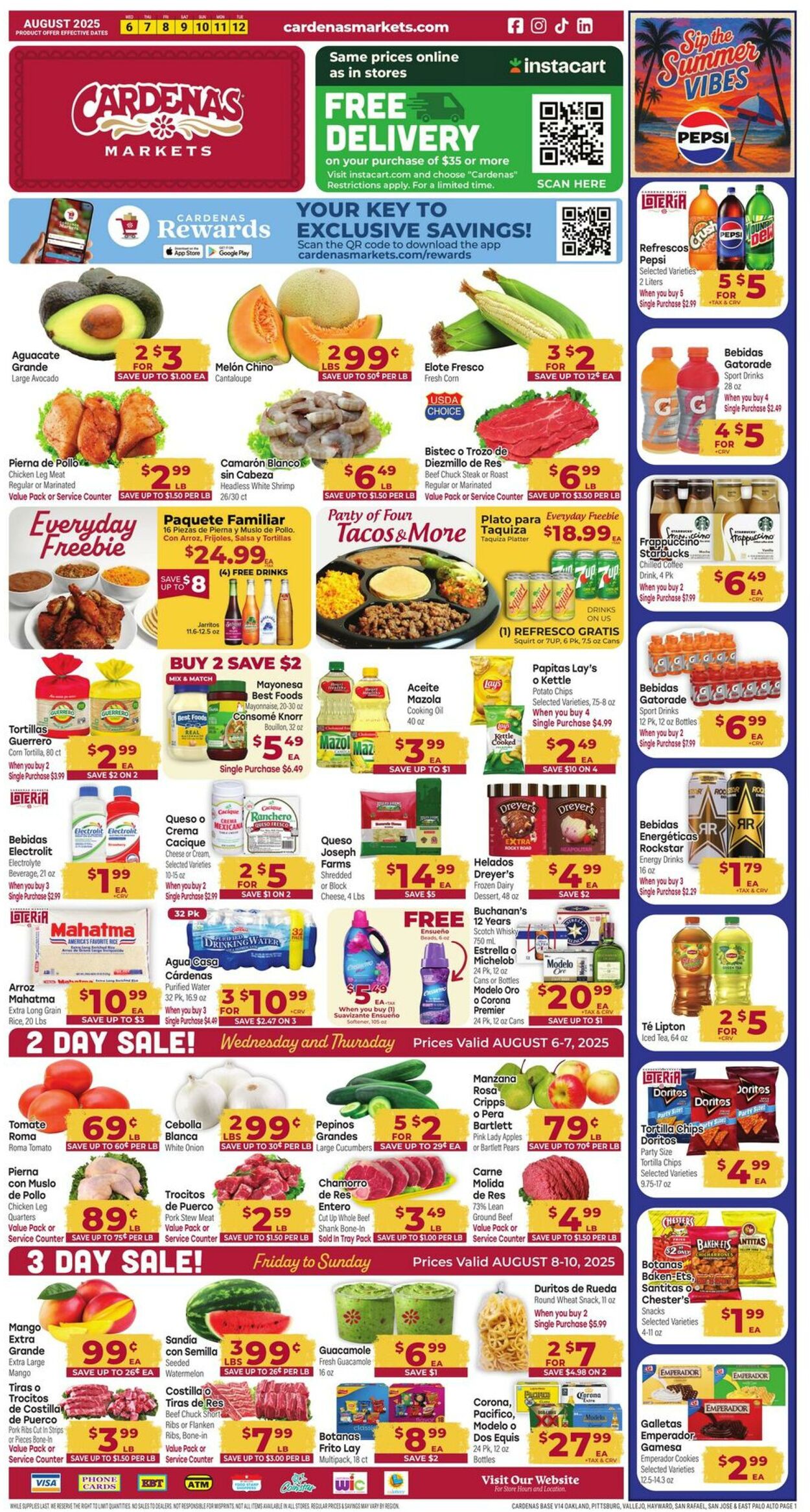 Weekly ad Cardenas Markets 08/06/2025 - 08/12/2025