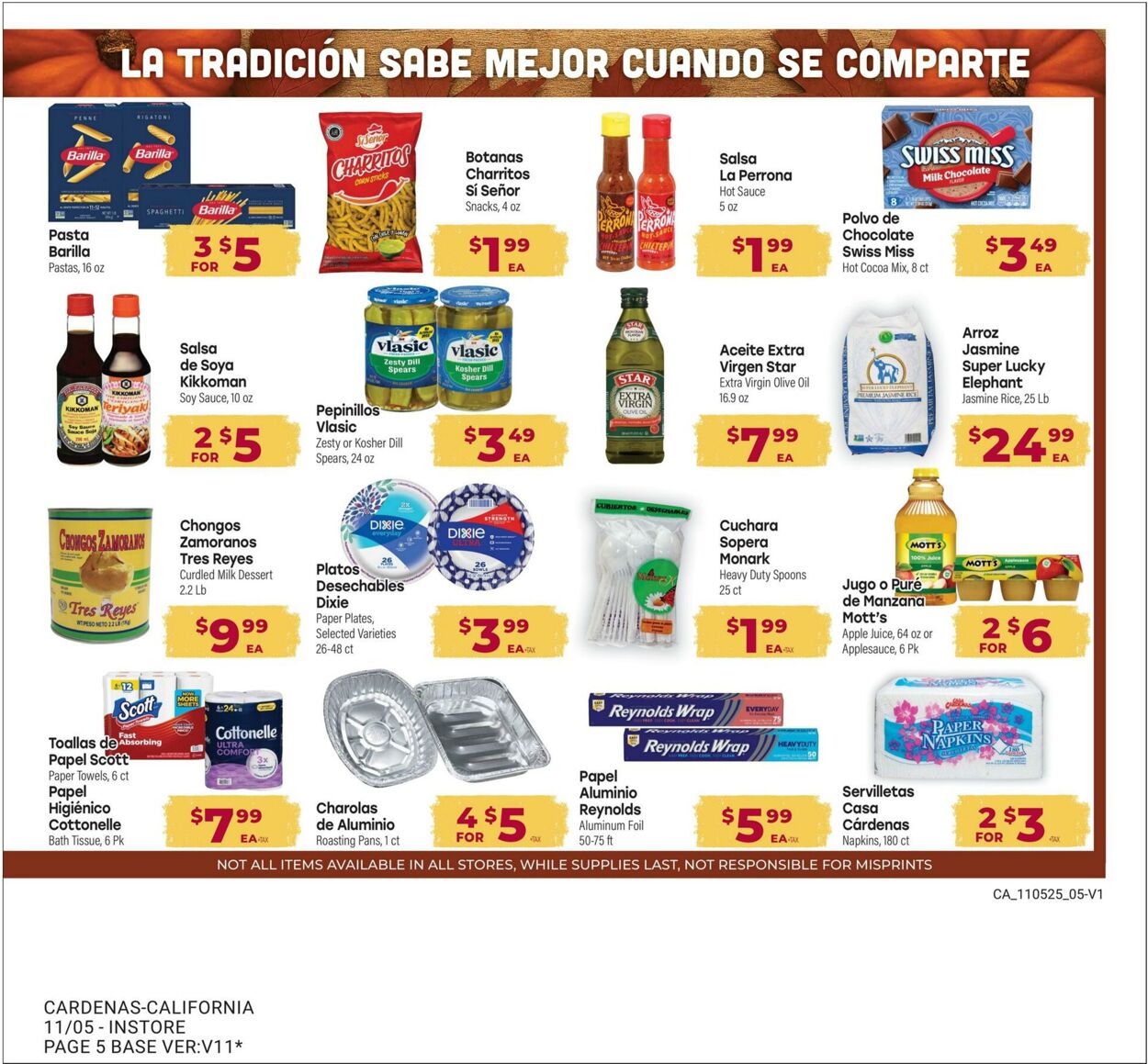 Weekly ad Cardenas Markets 11/05/2025 - 12/02/2025