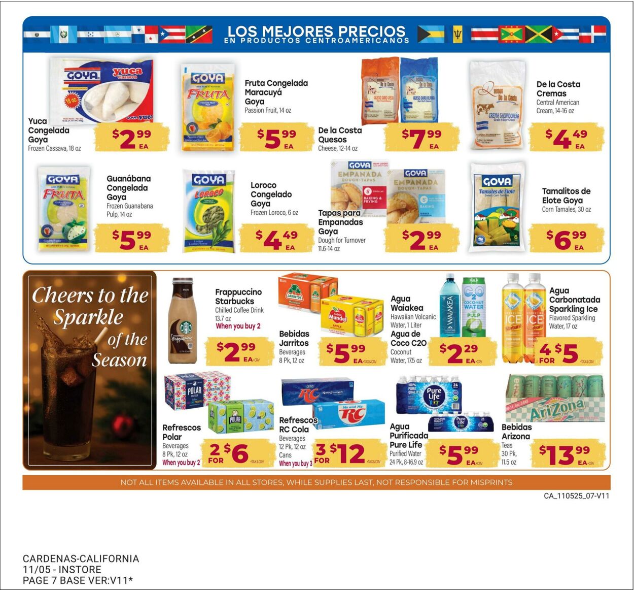 Weekly ad Cardenas Markets 11/05/2025 - 12/02/2025