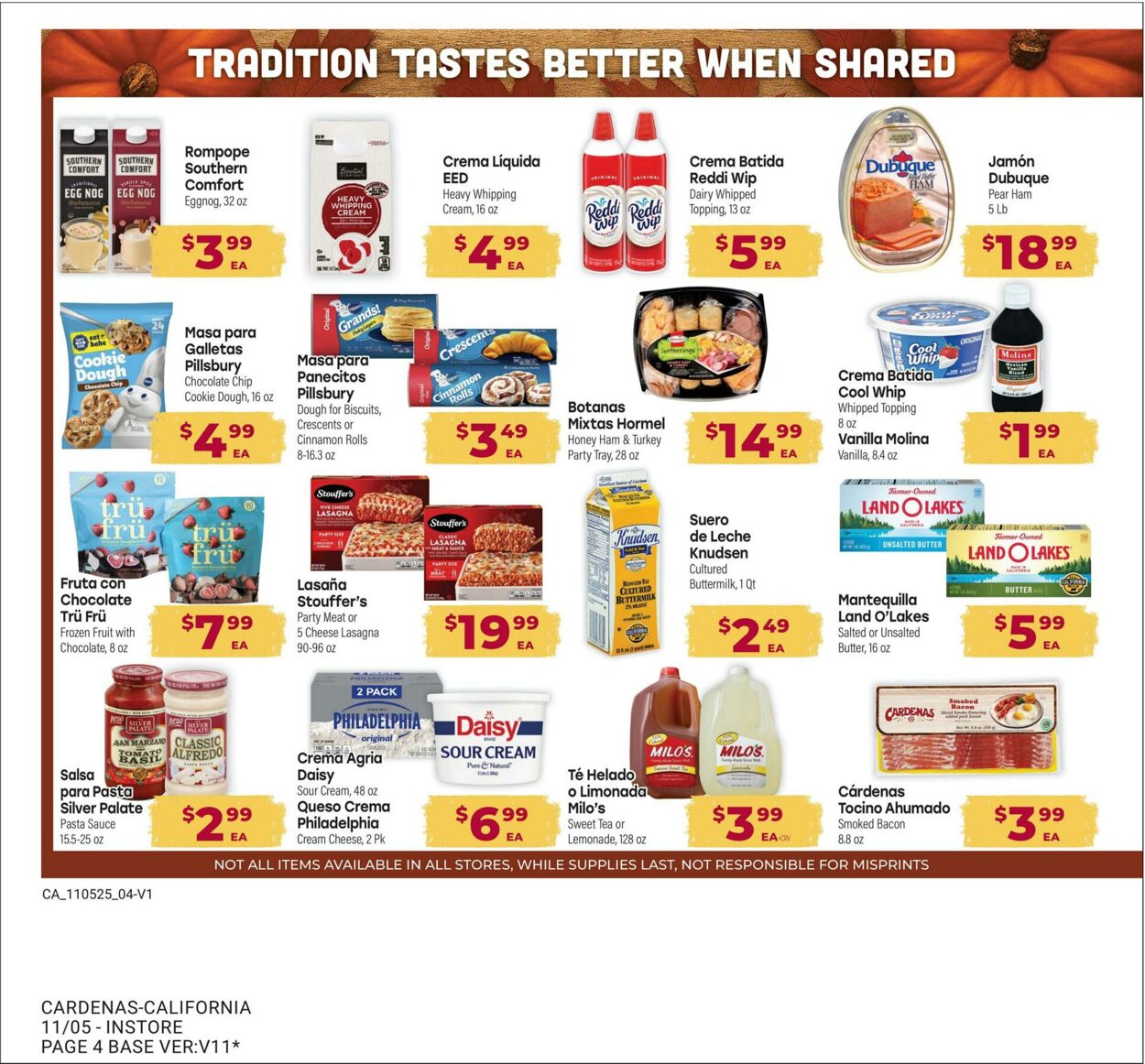 Weekly ad Cardenas Markets 11/05/2025 - 12/02/2025