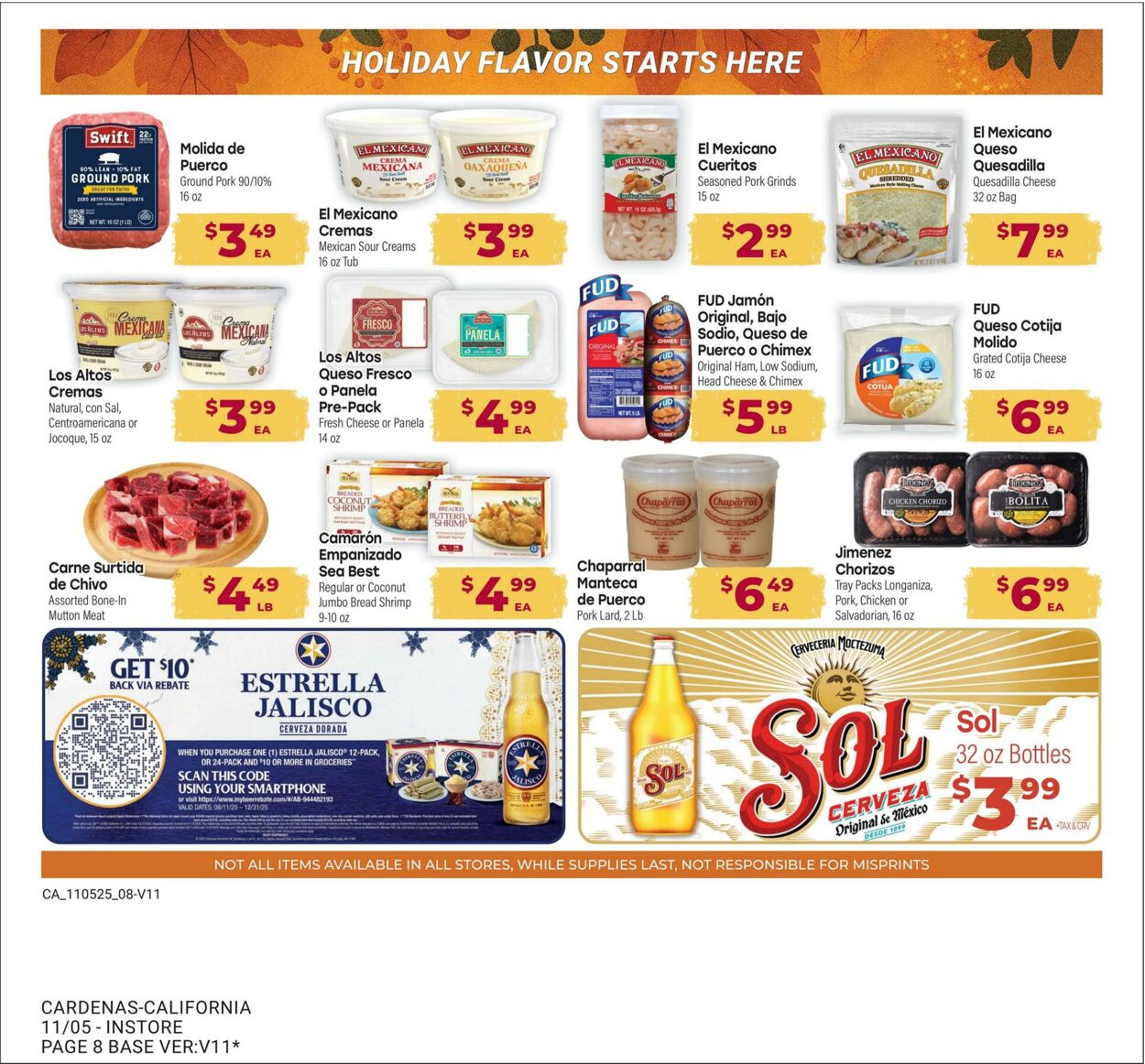 Weekly ad Cardenas Markets 11/05/2025 - 12/02/2025