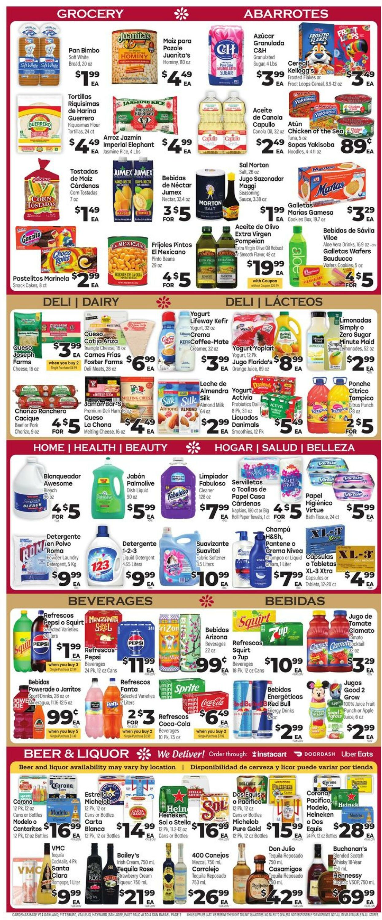 Weekly ad Cardenas Markets 01/22/2025 - 01/28/2025