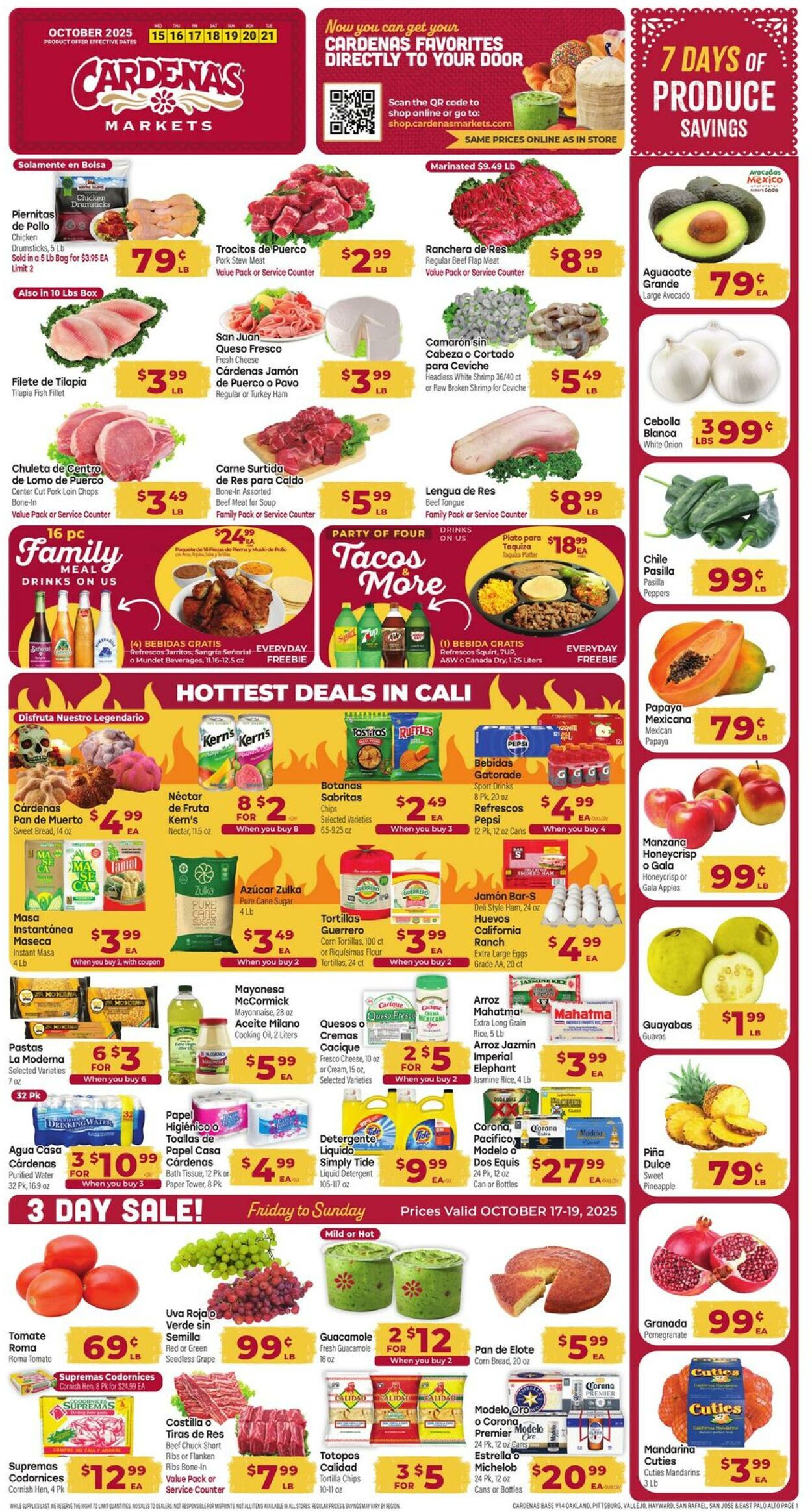 Weekly ad Cardenas Markets 10/15/2025 - 10/21/2025