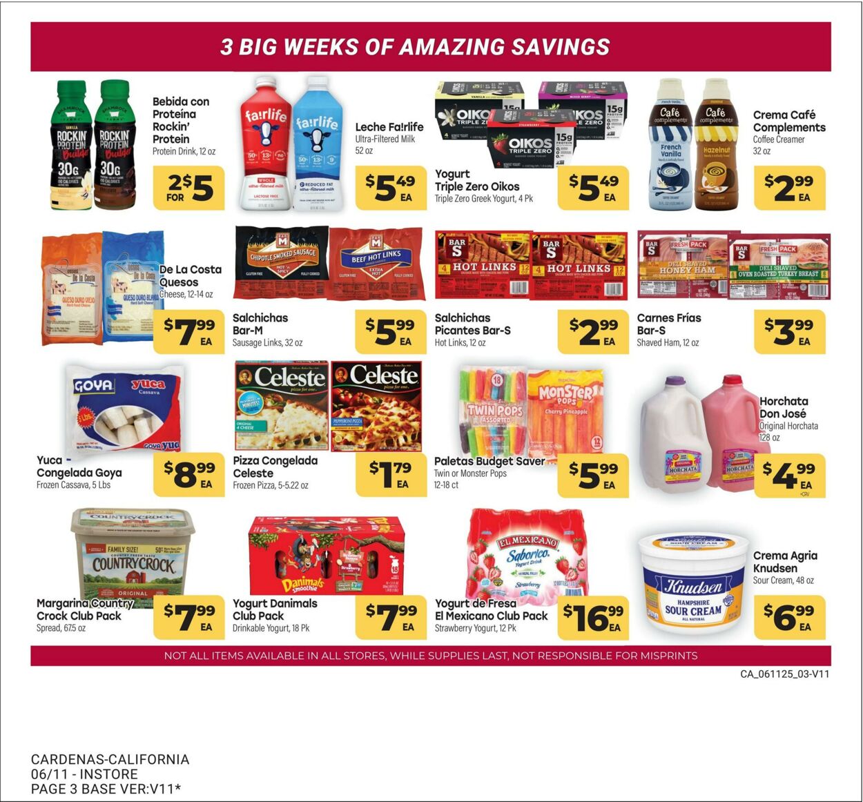 Weekly ad Cardenas Markets 06/11/2025 - 07/01/2025