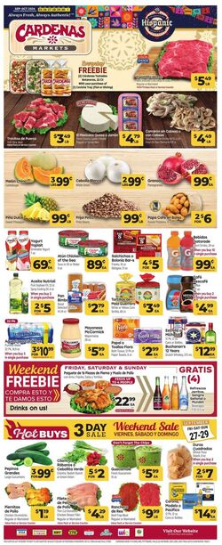 Weekly ad Cardenas Markets 09/25/2024 - 10/01/2024