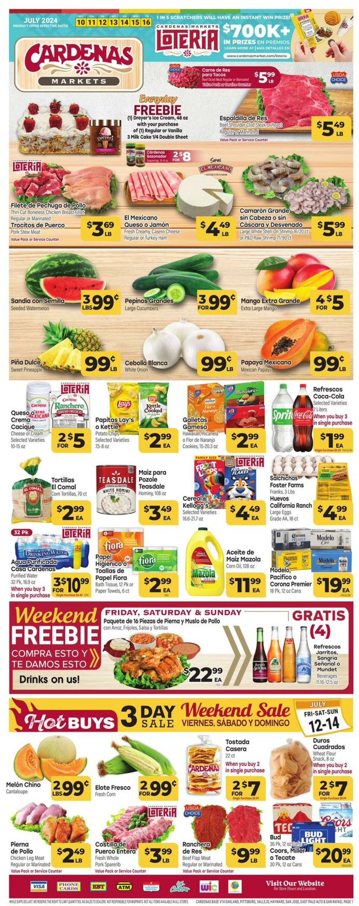 Weekly ad Cardenas Markets 07/10/2024 - 07/16/2024