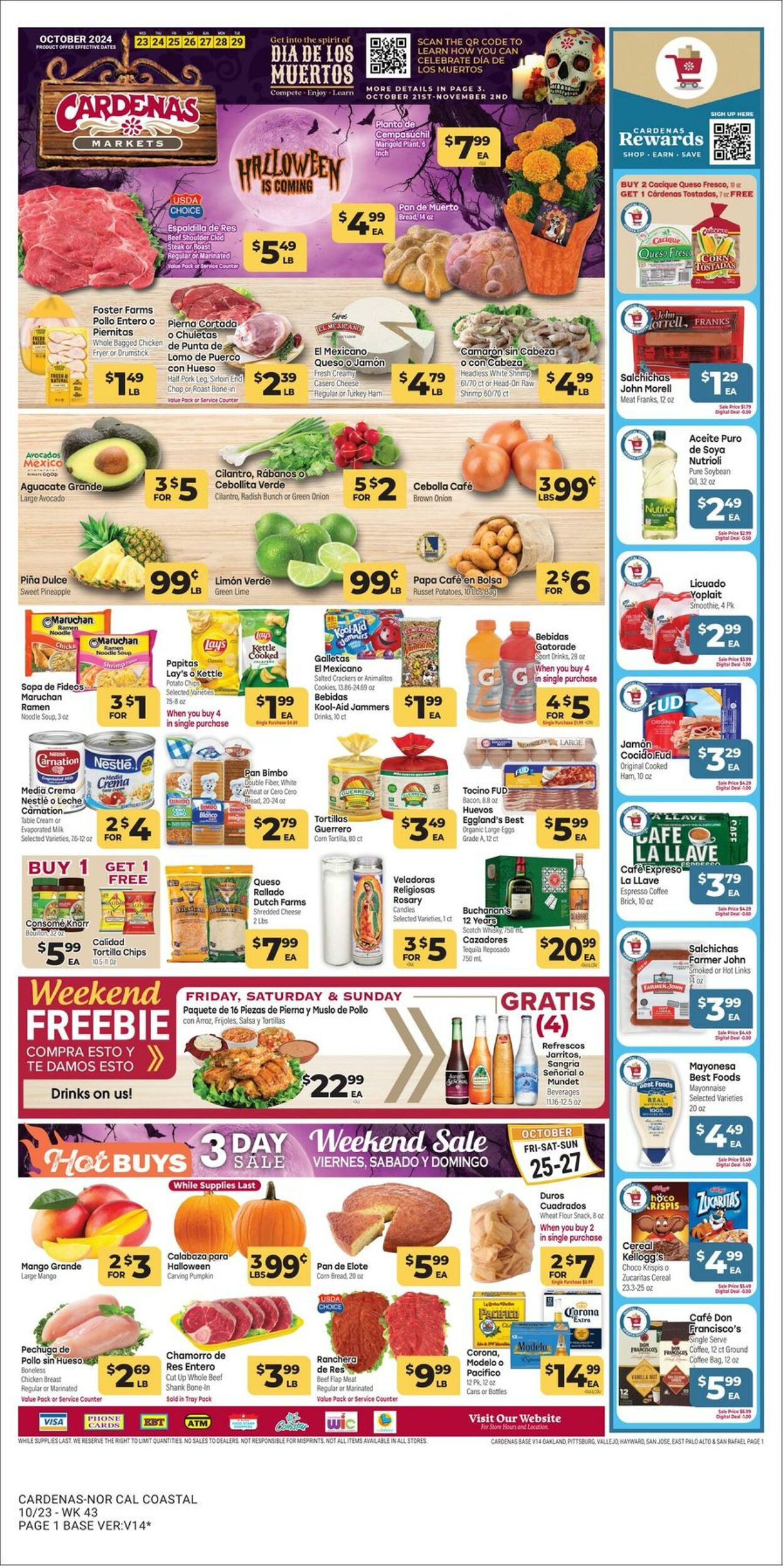 Weekly ad Cardenas Markets 10/23/2024 - 10/29/2024