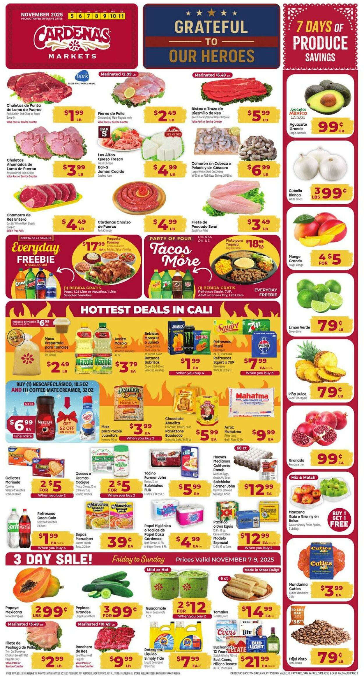 Weekly ad Cardenas Markets 11/05/2025 - 11/11/2025