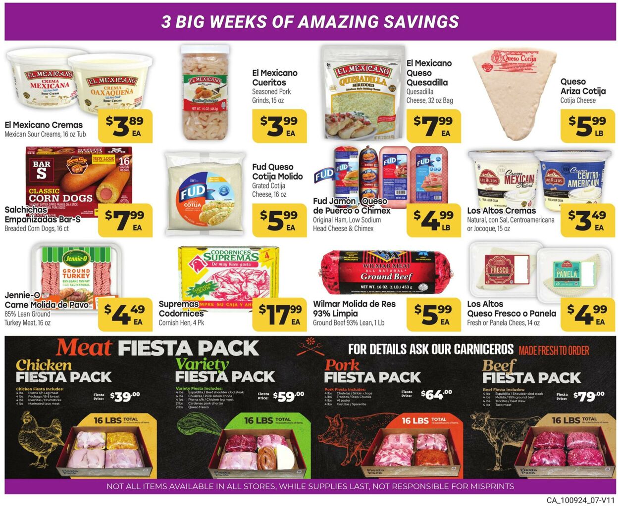 Weekly ad Cardenas Markets 10/09/2024 - 10/29/2024