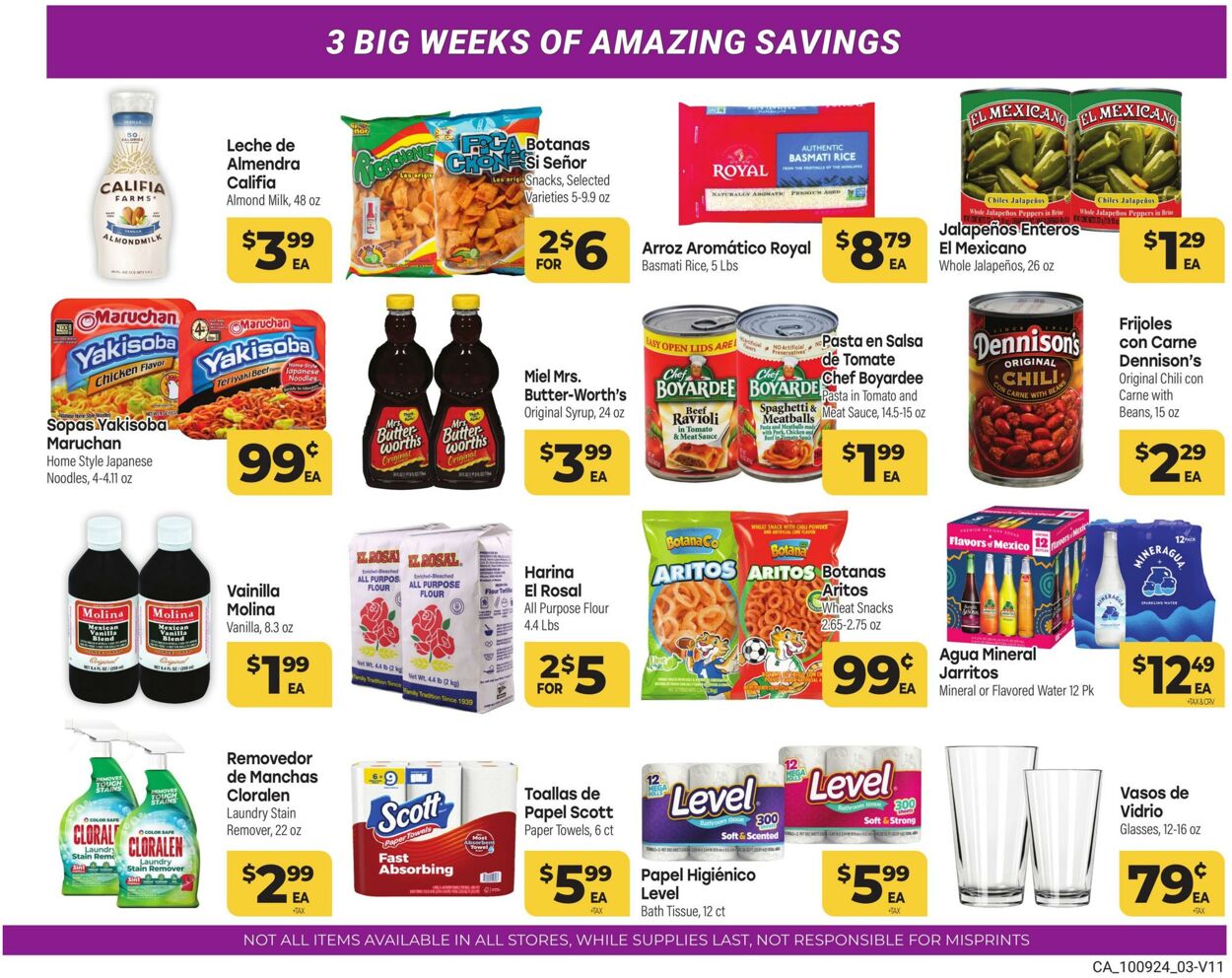 Weekly ad Cardenas Markets 10/09/2024 - 10/29/2024