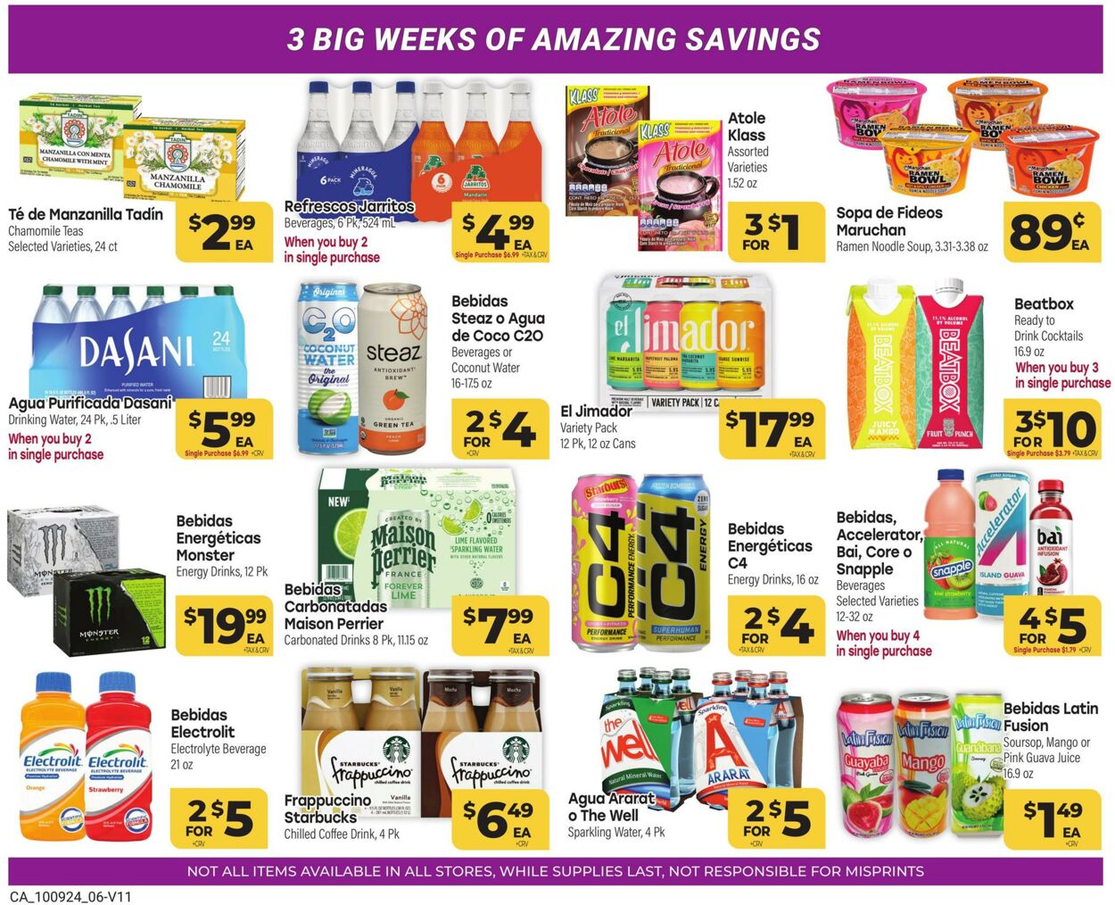 Weekly ad Cardenas Markets 10/09/2024 - 10/29/2024