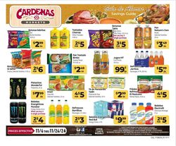 Weekly ad Cardenas Markets 11/06/2024 - 11/12/2024