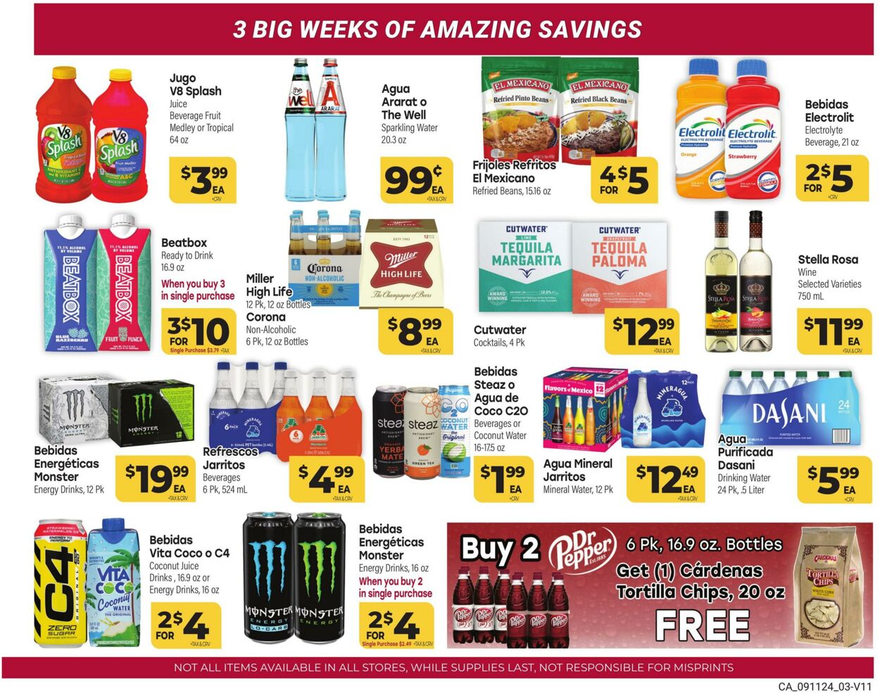 Weekly ad Cardenas Markets 09/11/2024 - 10/01/2024