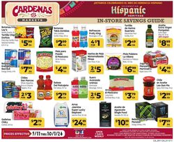 Weekly ad Cardenas Markets 09/25/2024 - 10/01/2024