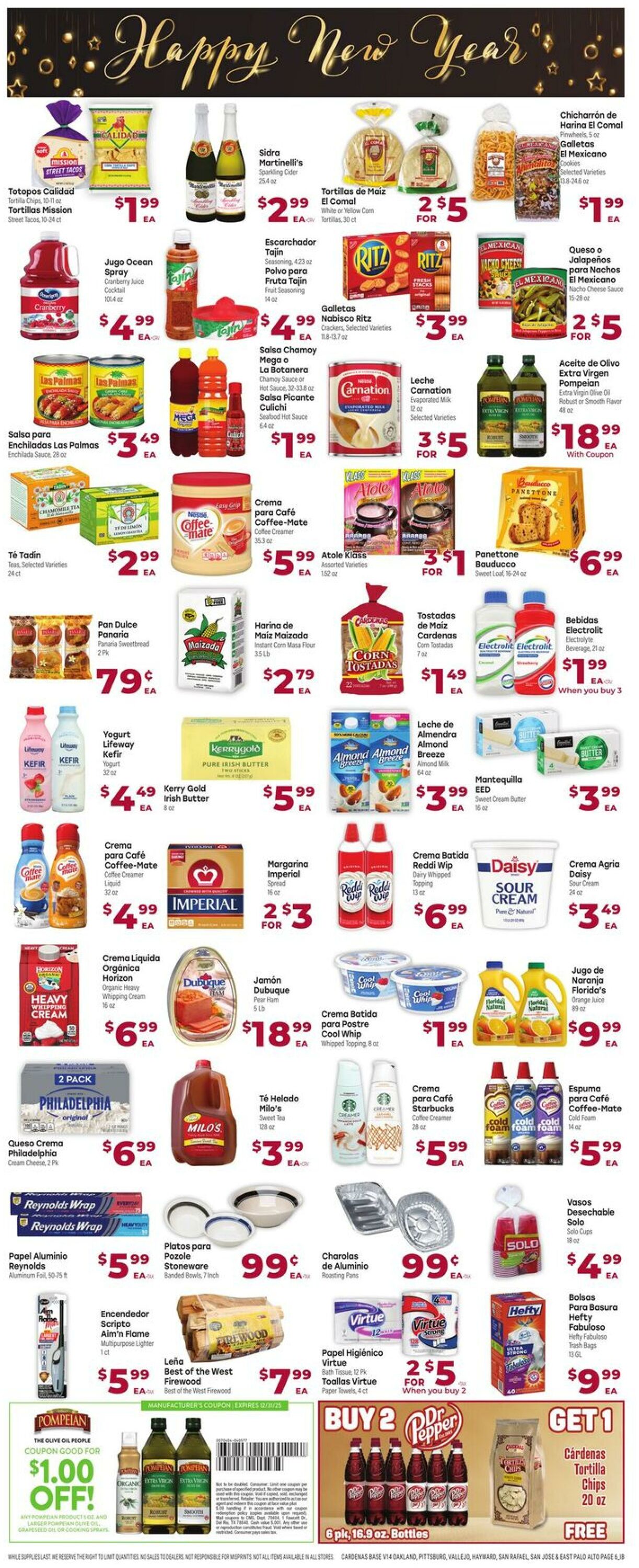 Weekly ad Cardenas Markets 12/26/2025 - 01/01/2026
