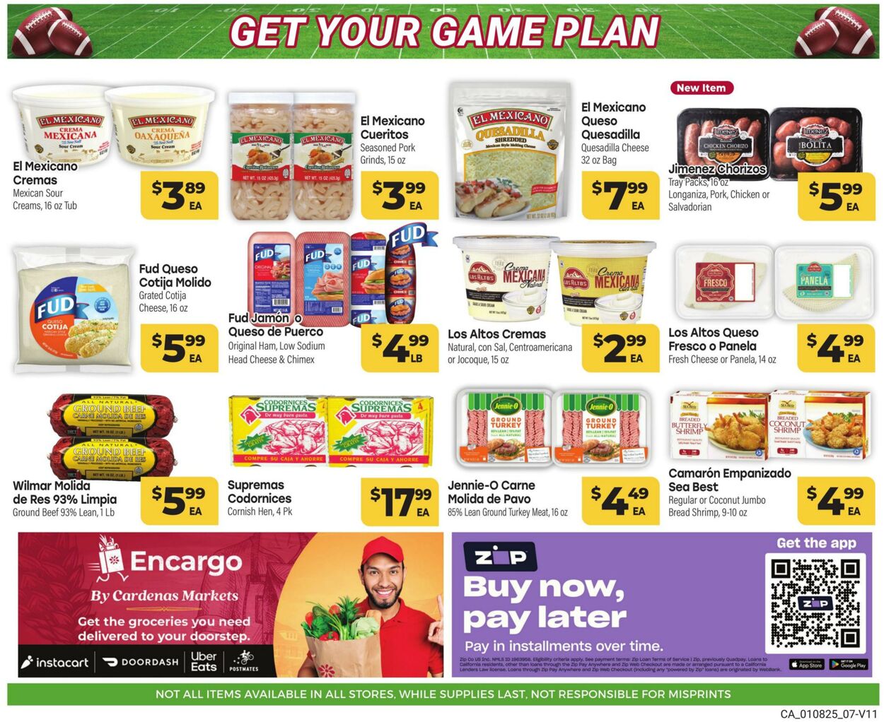 Weekly ad Cardenas Markets 01/08/2025 - 01/28/2025