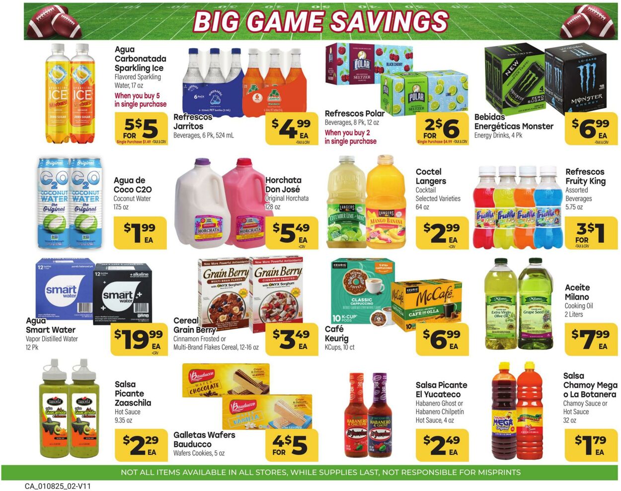 Weekly ad Cardenas Markets 01/08/2025 - 01/28/2025