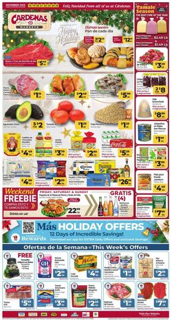 Weekly ad Cardenas Markets 12/18/2024 - 12/25/2024