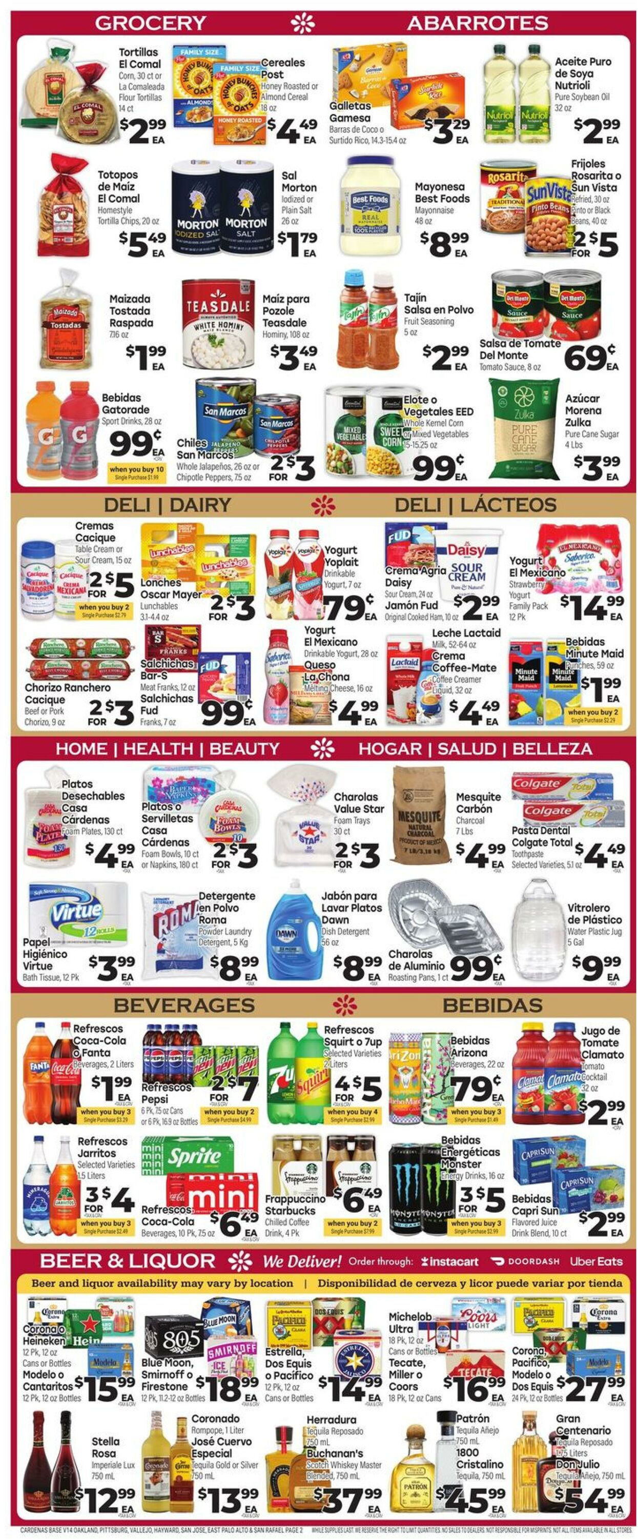 Weekly ad Cardenas Markets 08/14/2024 - 08/20/2024