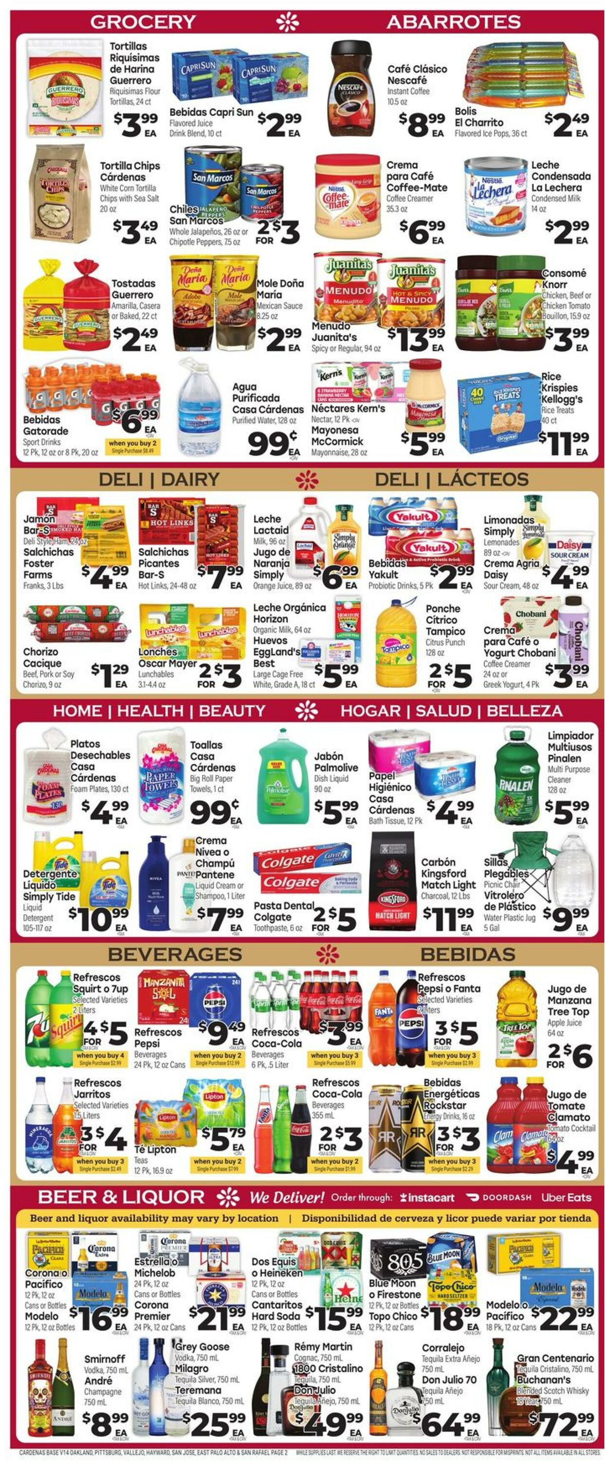 Weekly ad Cardenas Markets 08/07/2024 - 08/13/2024