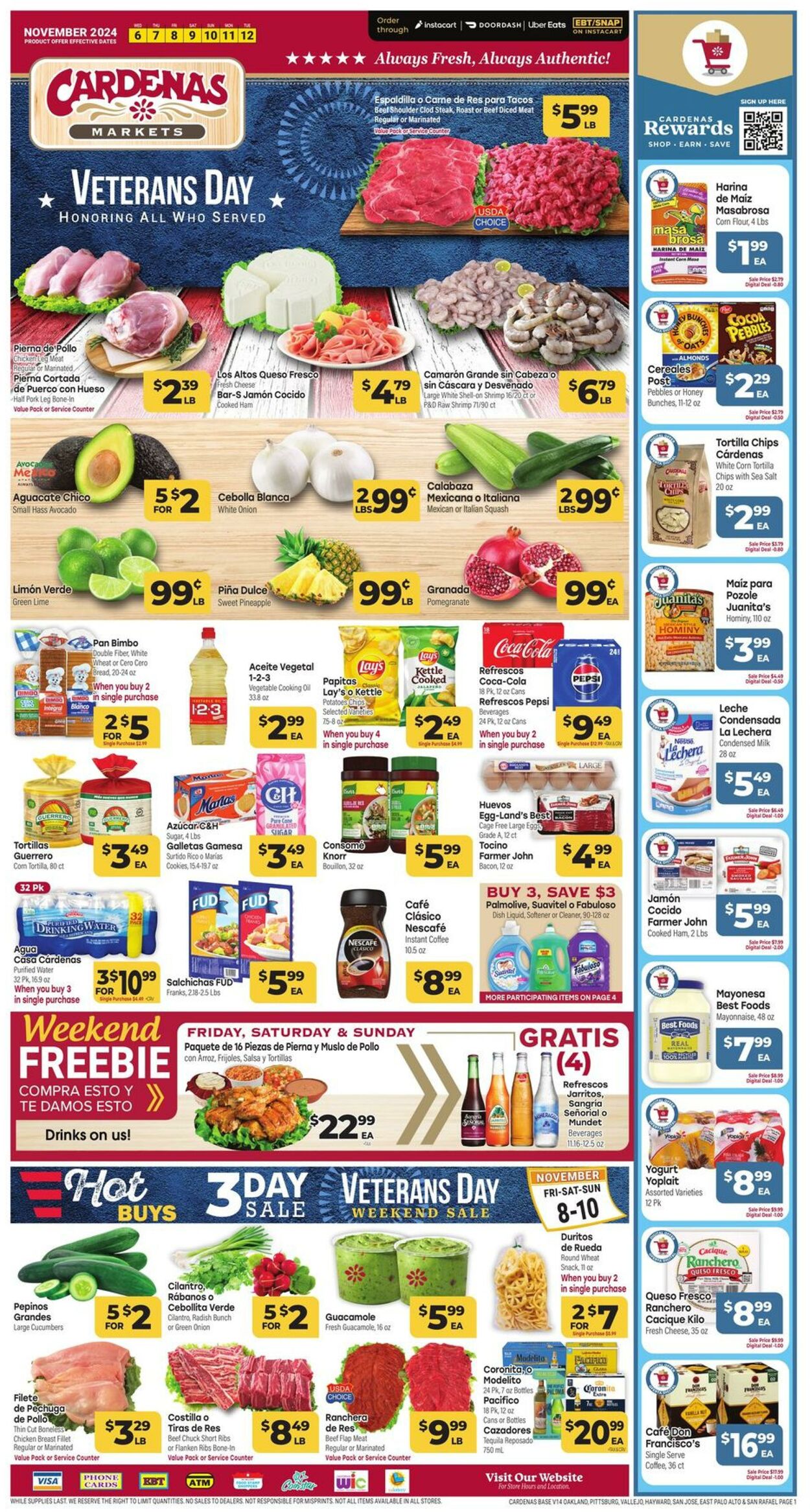 Weekly ad Cardenas Markets 11/06/2024 - 11/12/2024