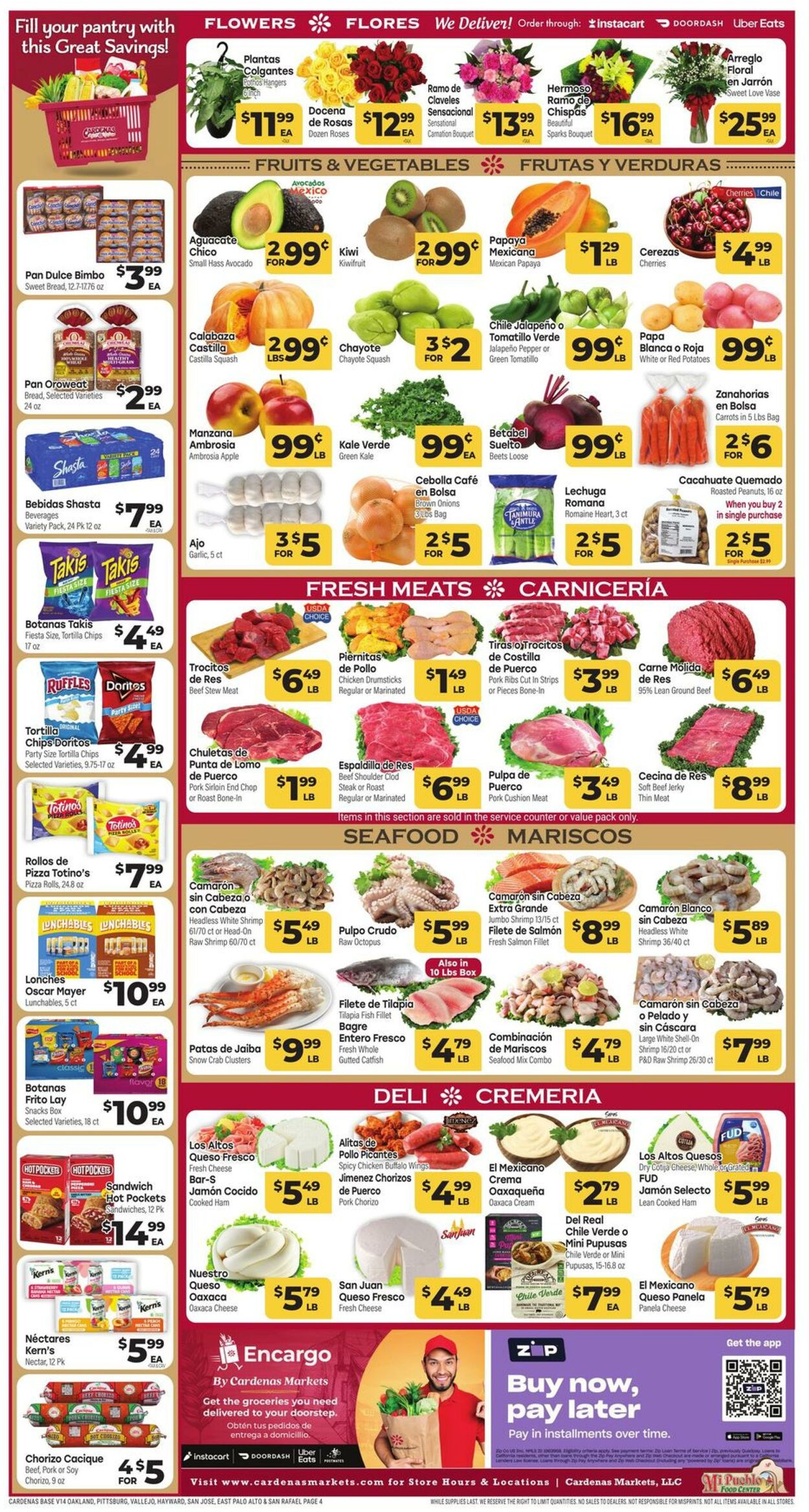 Weekly ad Cardenas Markets 01/08/2025 - 01/14/2025