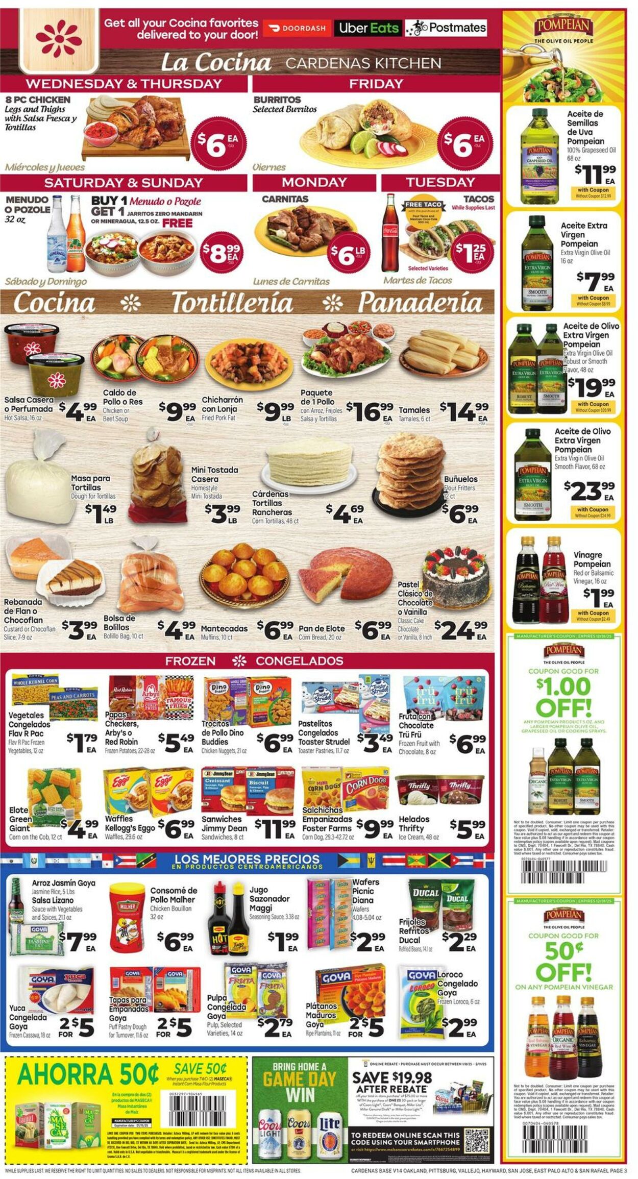 Weekly ad Cardenas Markets 01/08/2025 - 01/14/2025