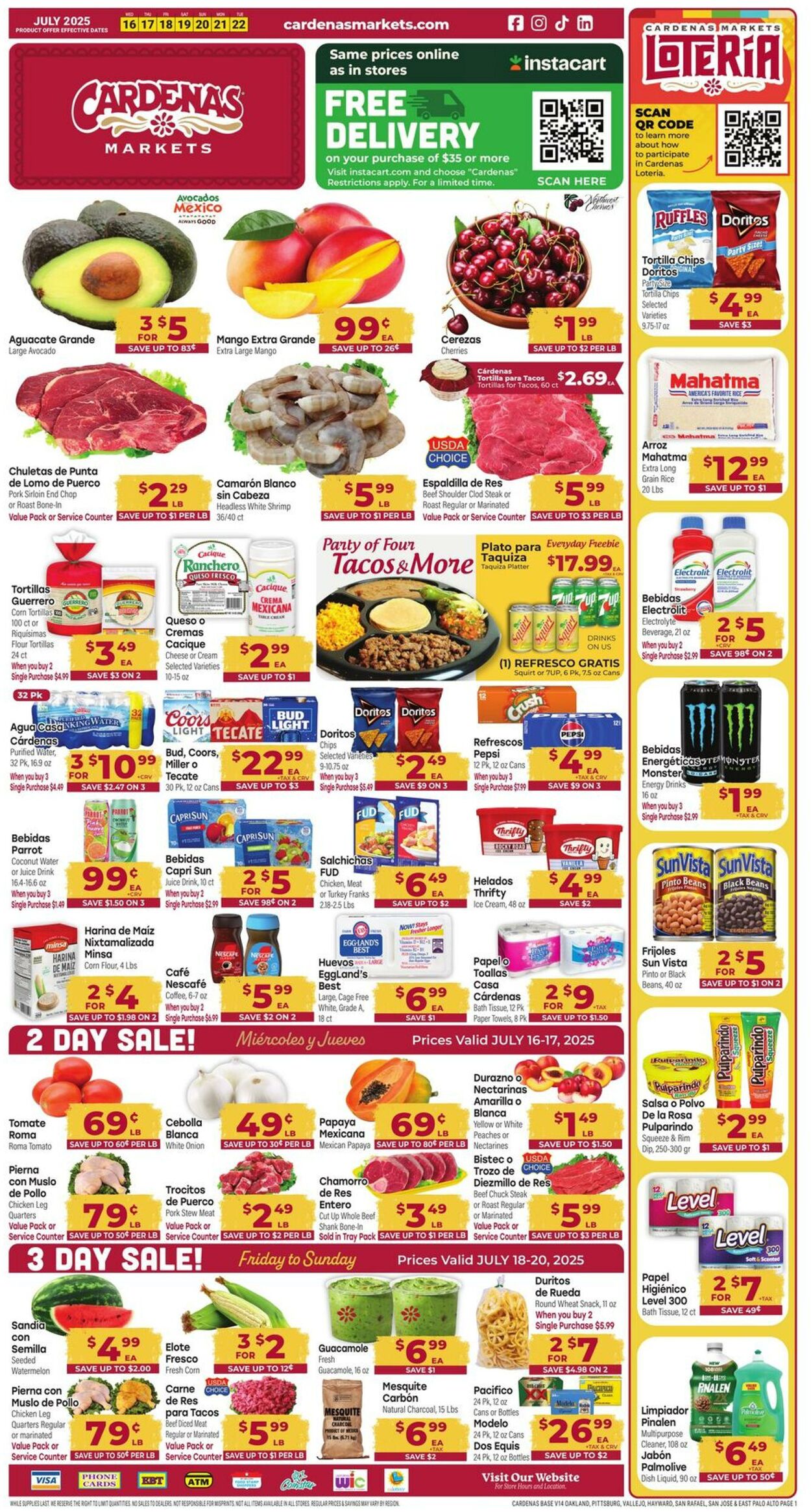 Weekly ad Cardenas Markets 07/16/2025 - 07/22/2025