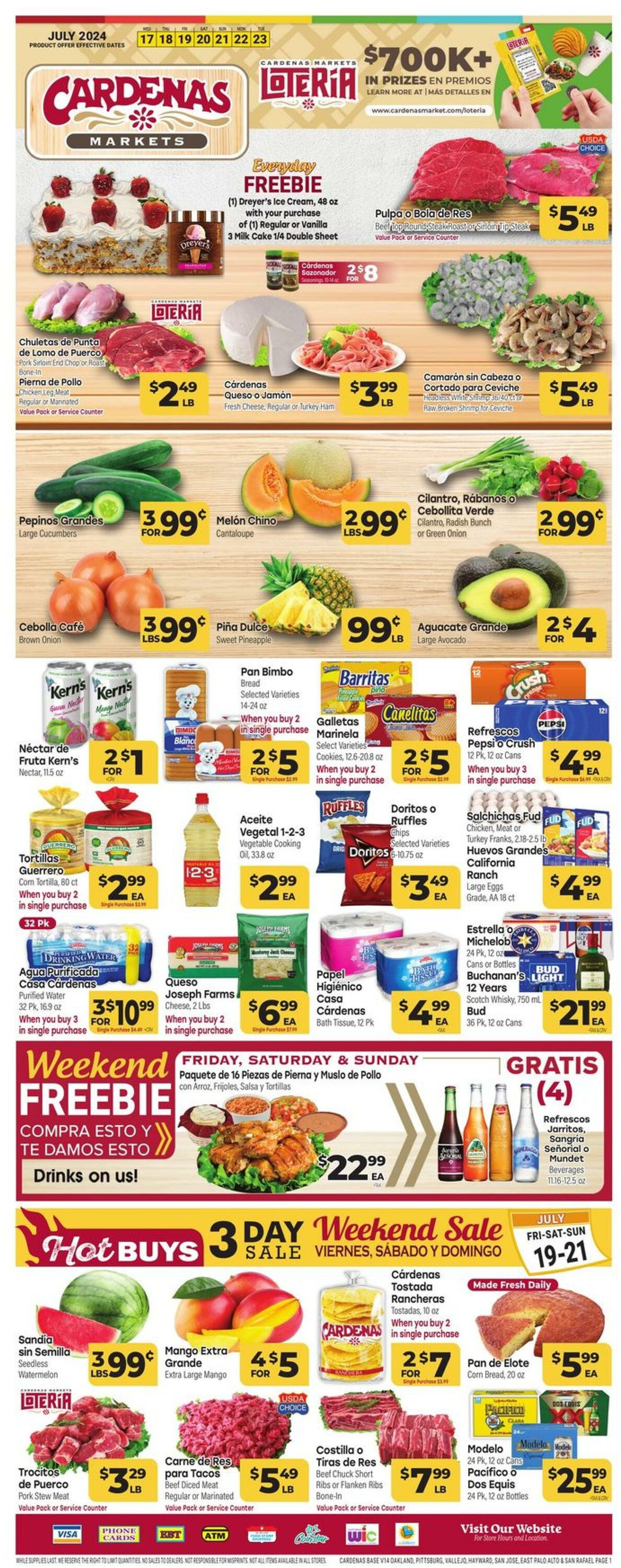 Weekly ad Cardenas Markets 07/17/2024 - 07/23/2024