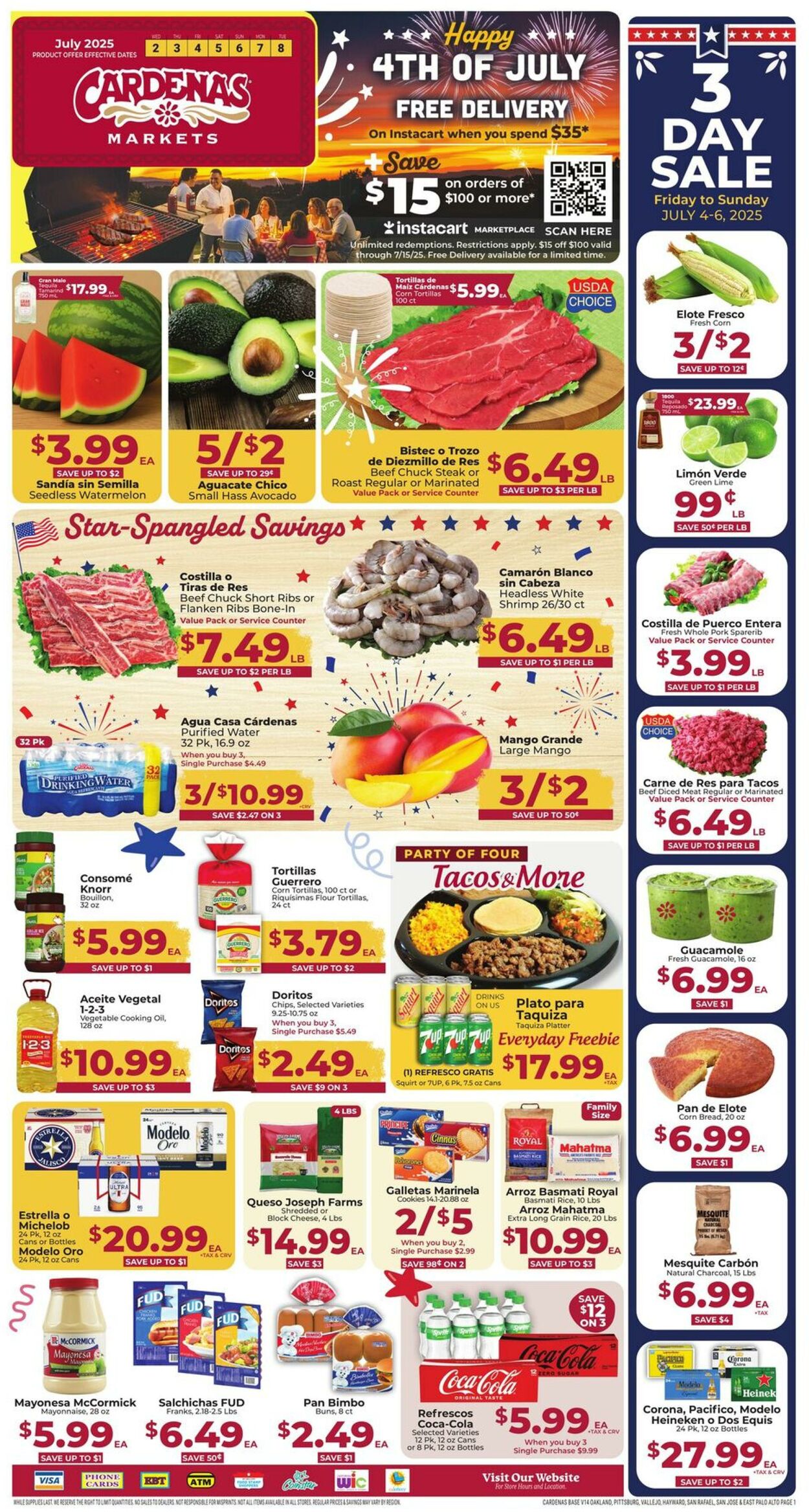 Weekly ad Cardenas Markets 07/02/2025 - 07/08/2025