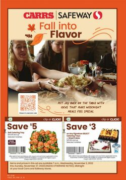 Weekly ad Carrs 11/02/2022-11/27/2022