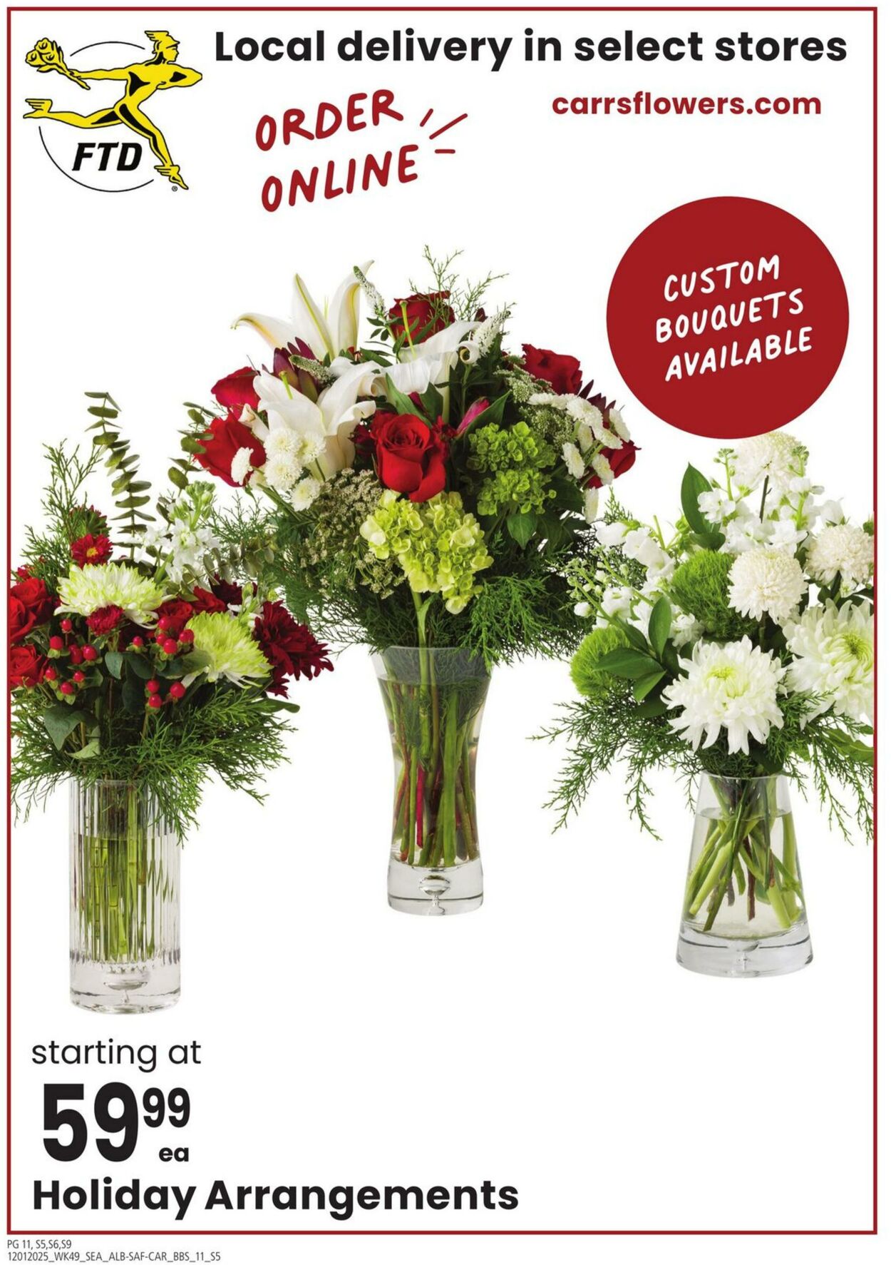Weekly ad Carrs 12/01/2025 - 12/28/2025