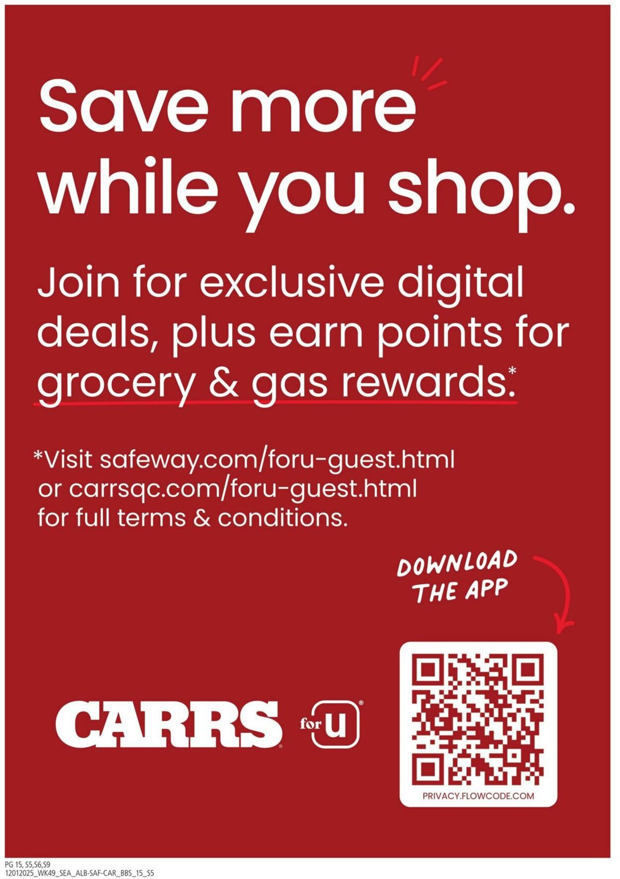 Weekly ad Carrs 12/01/2025 - 12/28/2025