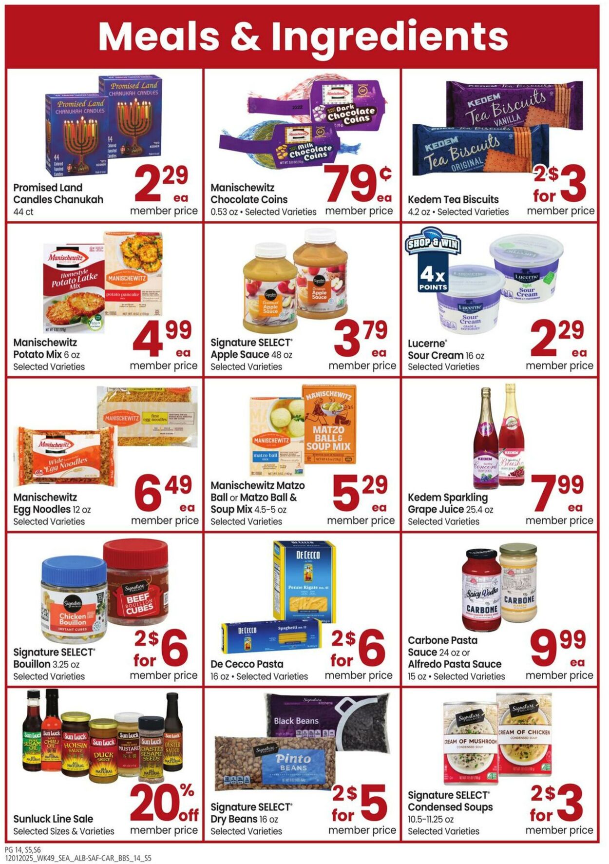 Weekly ad Carrs 12/01/2025 - 12/28/2025
