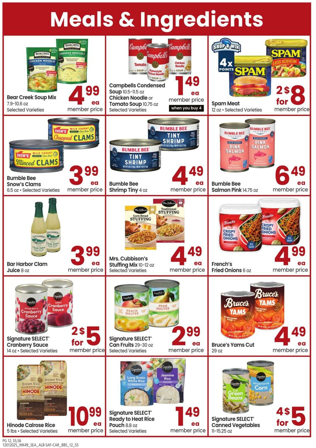Weekly ad Carrs 12/01/2025 - 12/28/2025
