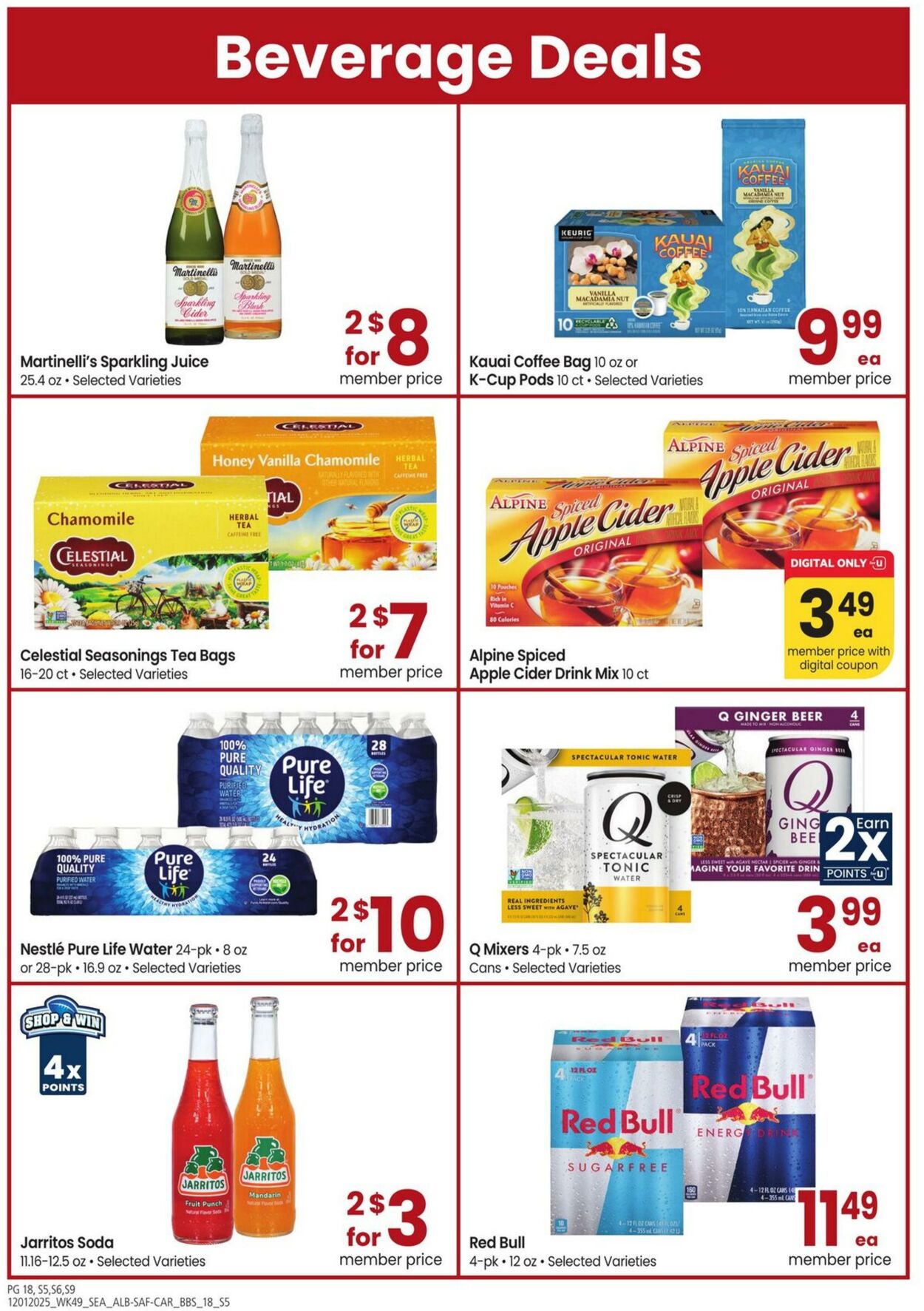 Weekly ad Carrs 12/01/2025 - 12/28/2025