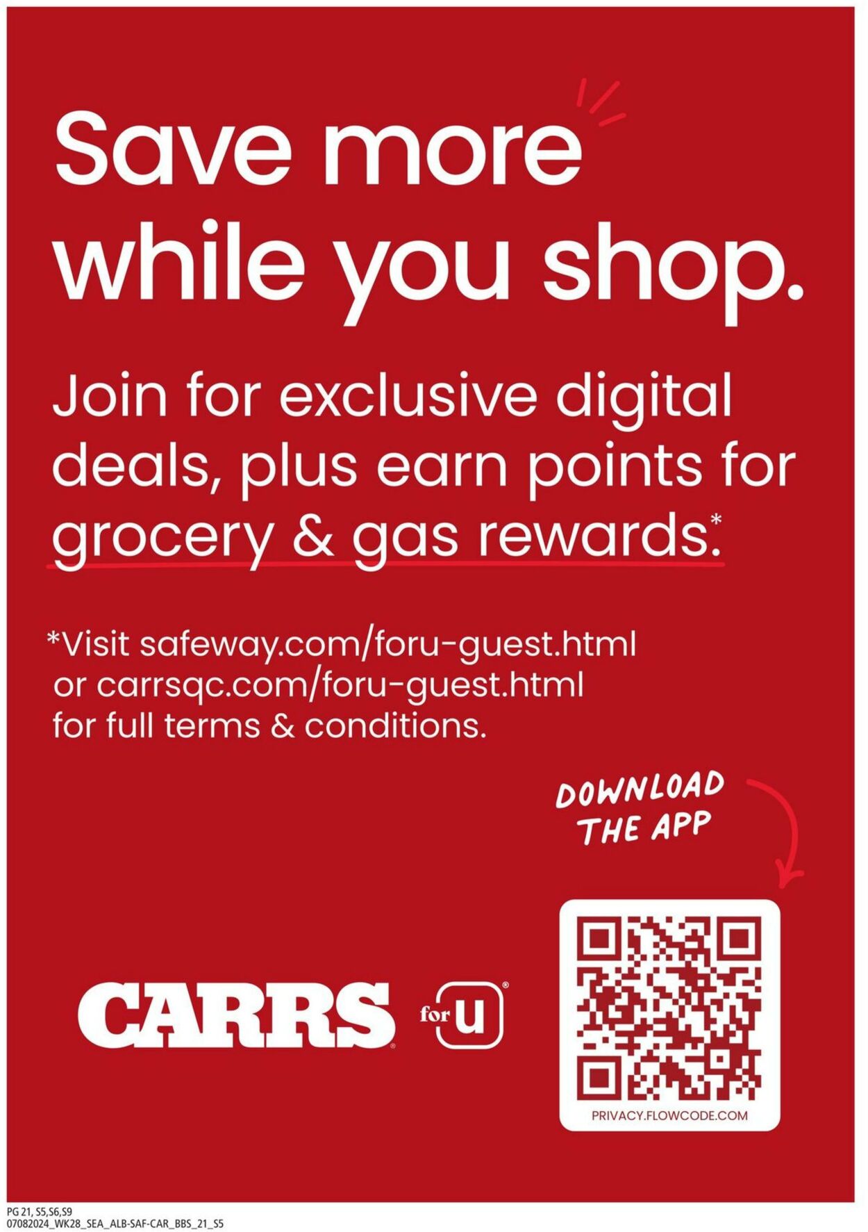 Weekly ad Carrs 07/08/2024 - 08/04/2024