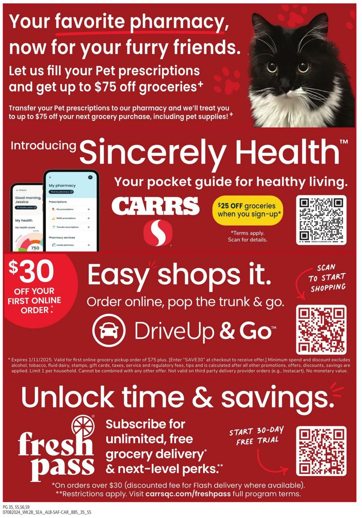 Weekly ad Carrs 07/08/2024 - 08/04/2024